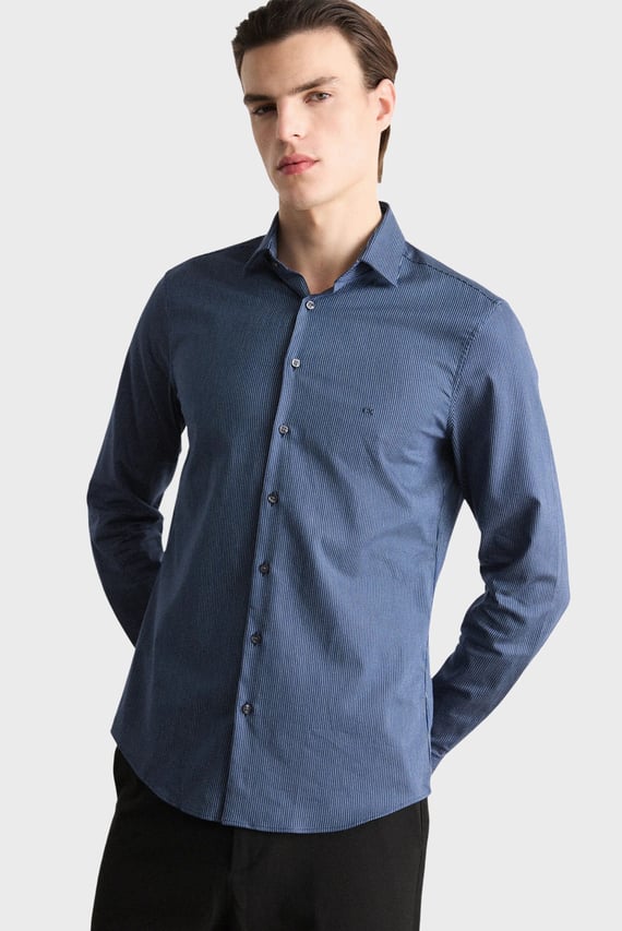 Рубашка BUSINESS STRIPE SLIM SHIRT