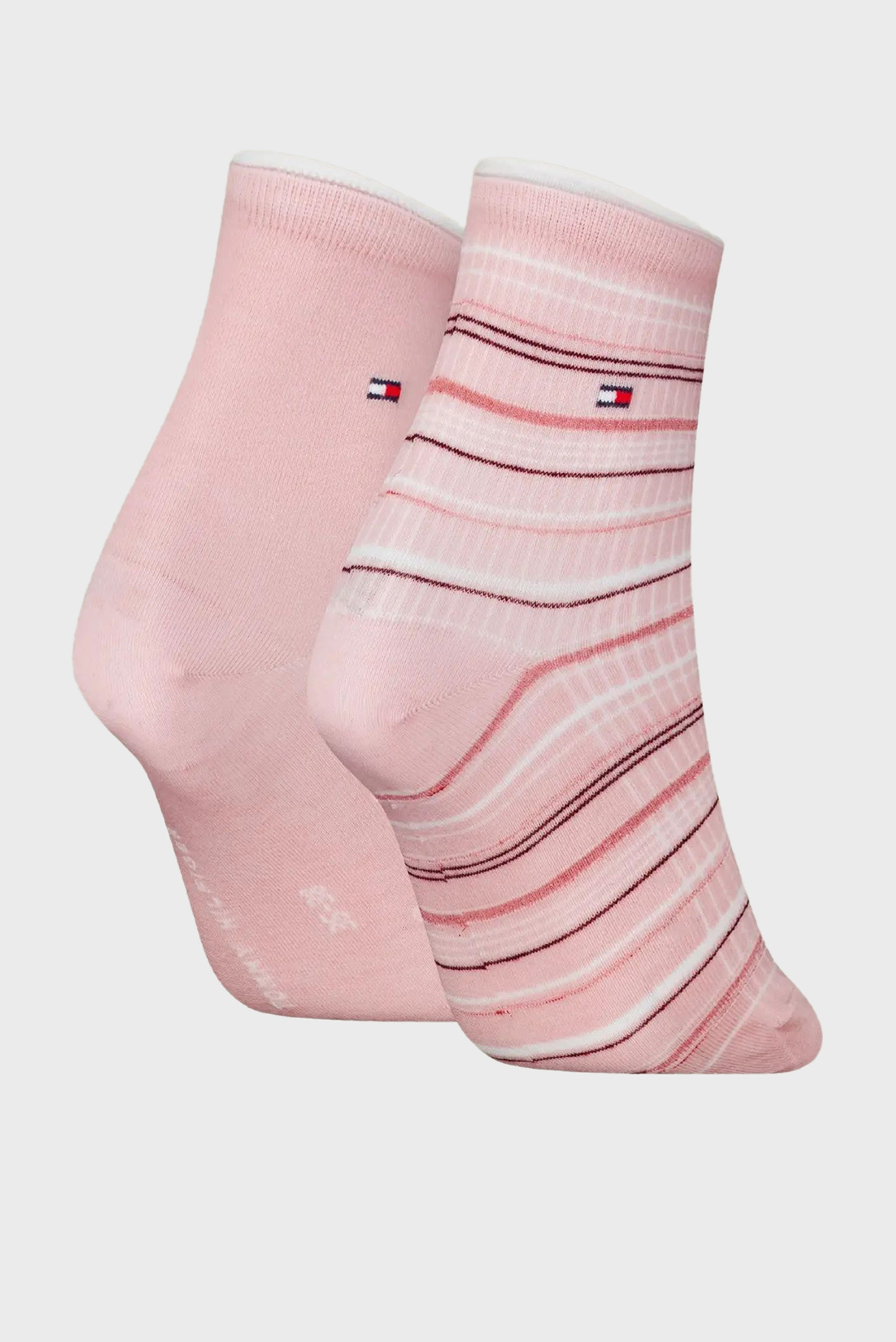 Носки TH WOMEN SHORT SOCK 2P RIB STRIPE 2