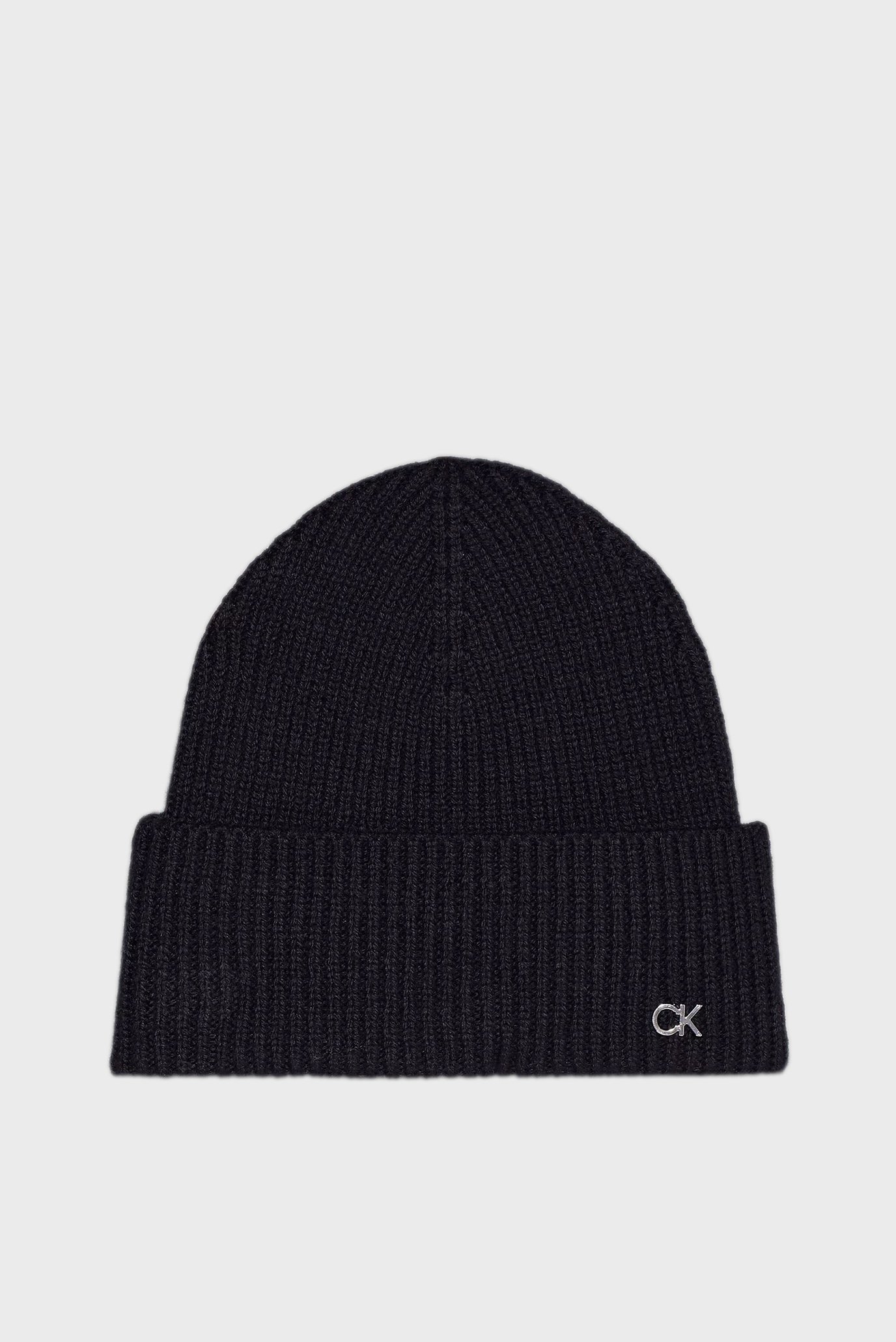 Шапка/CK METAL CHUNKY RIB BEANIE 1