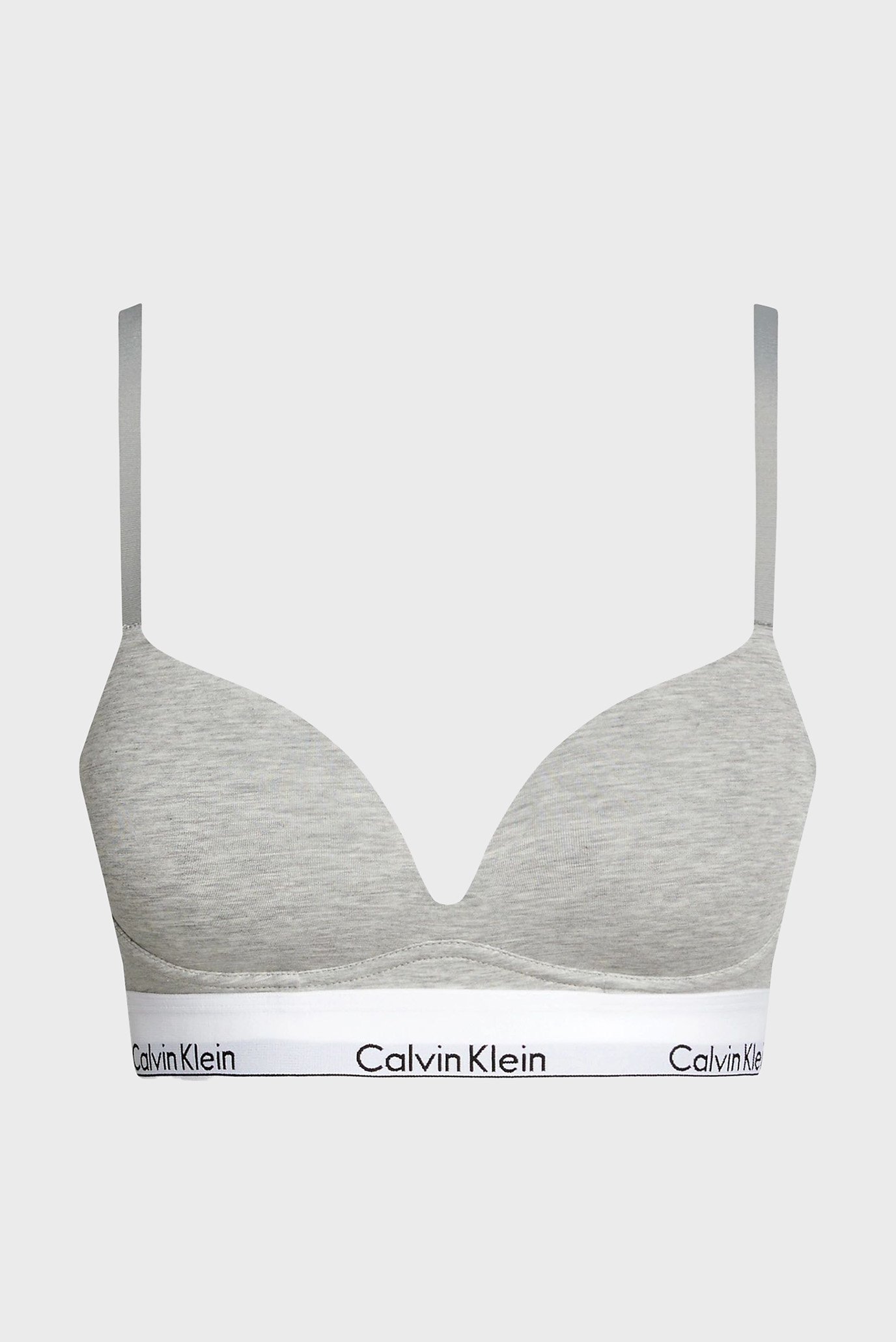 Женский серый бюстгальтер PLUNGE PUSH UPCalvin Klein Женский серый бюстгальтер PLUNGE PUSH UP 5