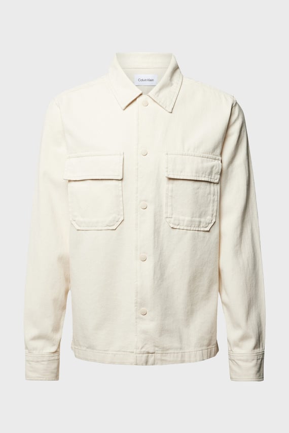 Рубашка DENIM OVERSHIRT BEIGE
