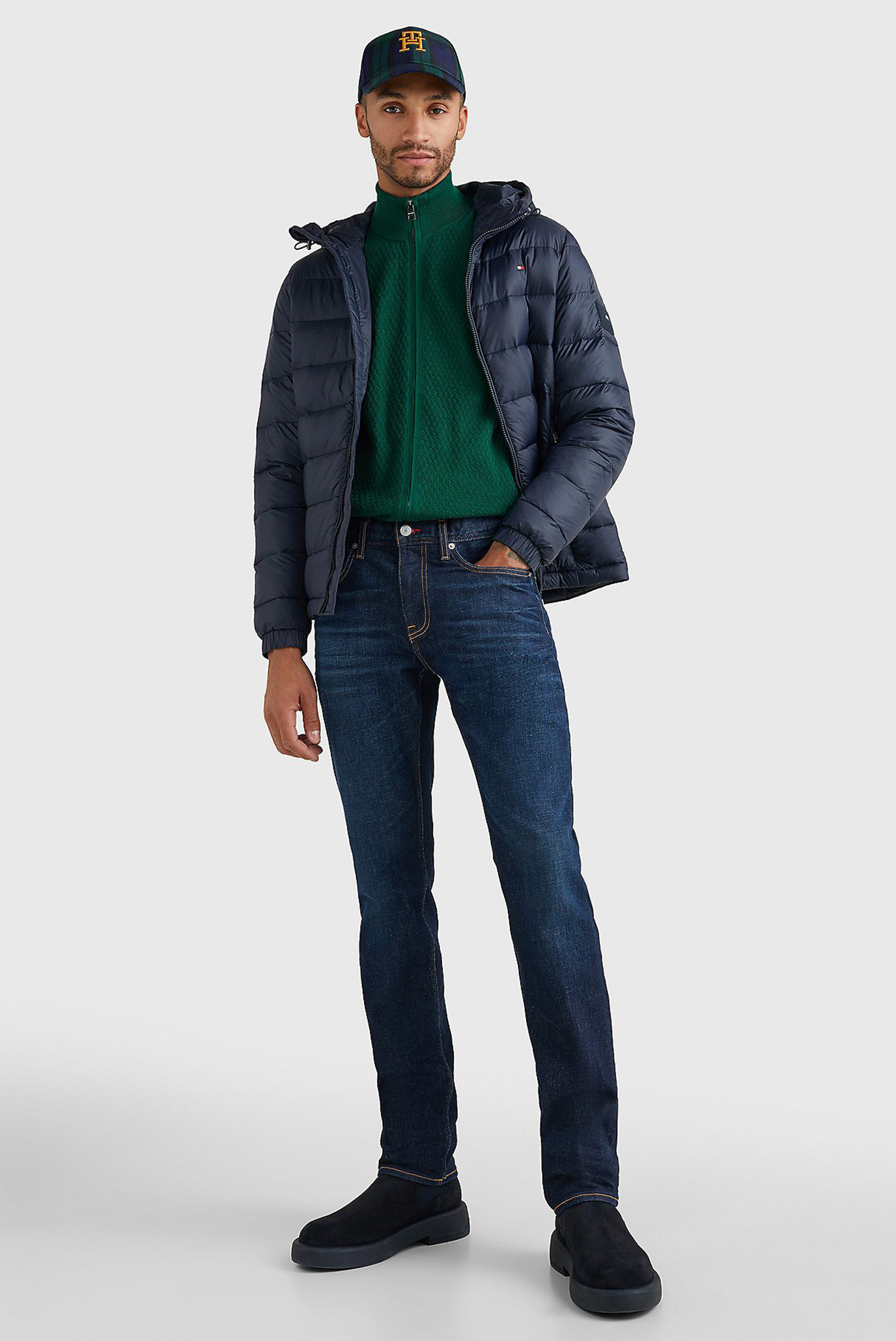 Мужские темно-синие джинсы STRAIGHT DENTON STR OLIVER IND 7