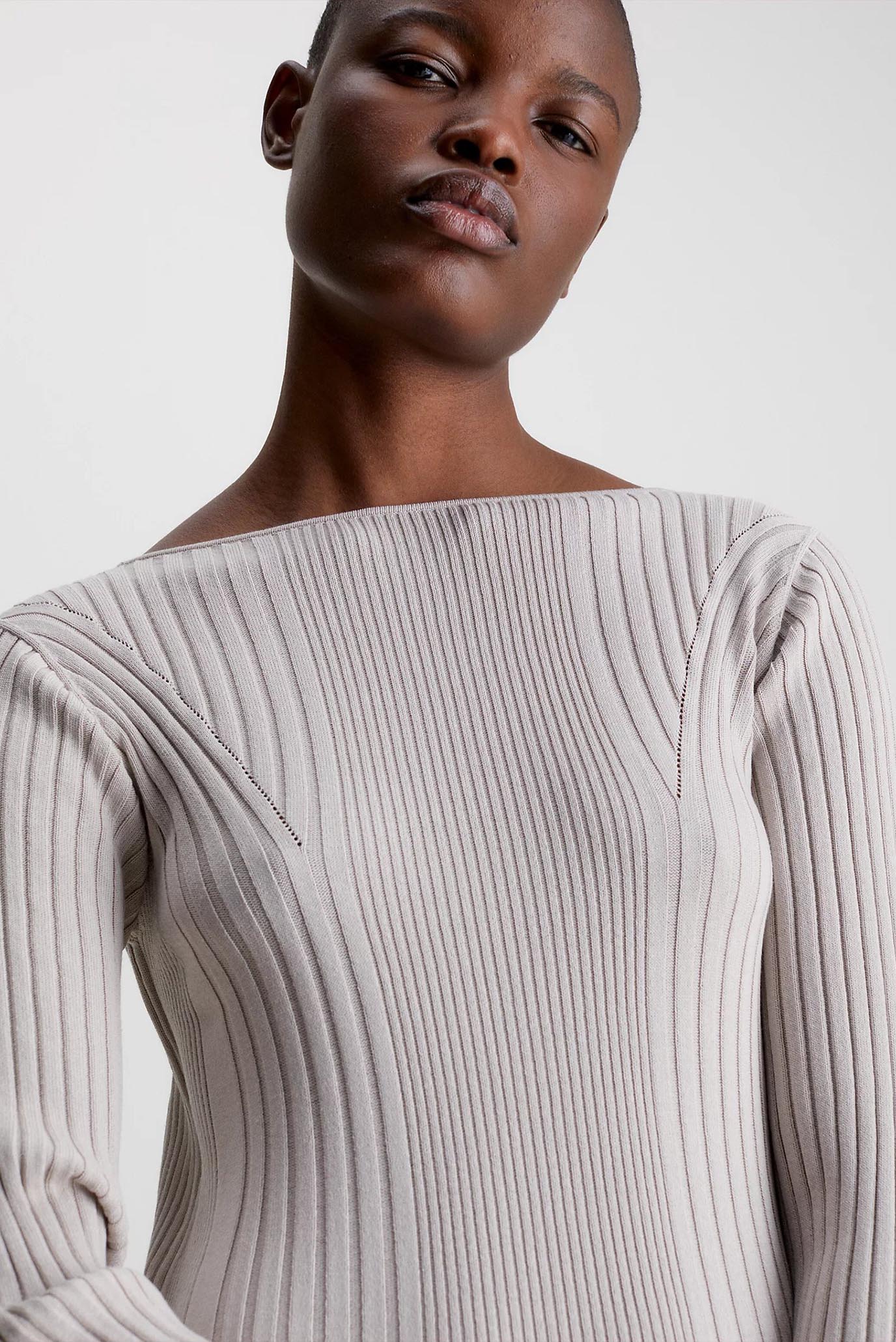 Платье ICONIC RIB OPEN BACK DRESSCalvin Klein Платье ICONIC RIB OPEN BACK DRESS 3