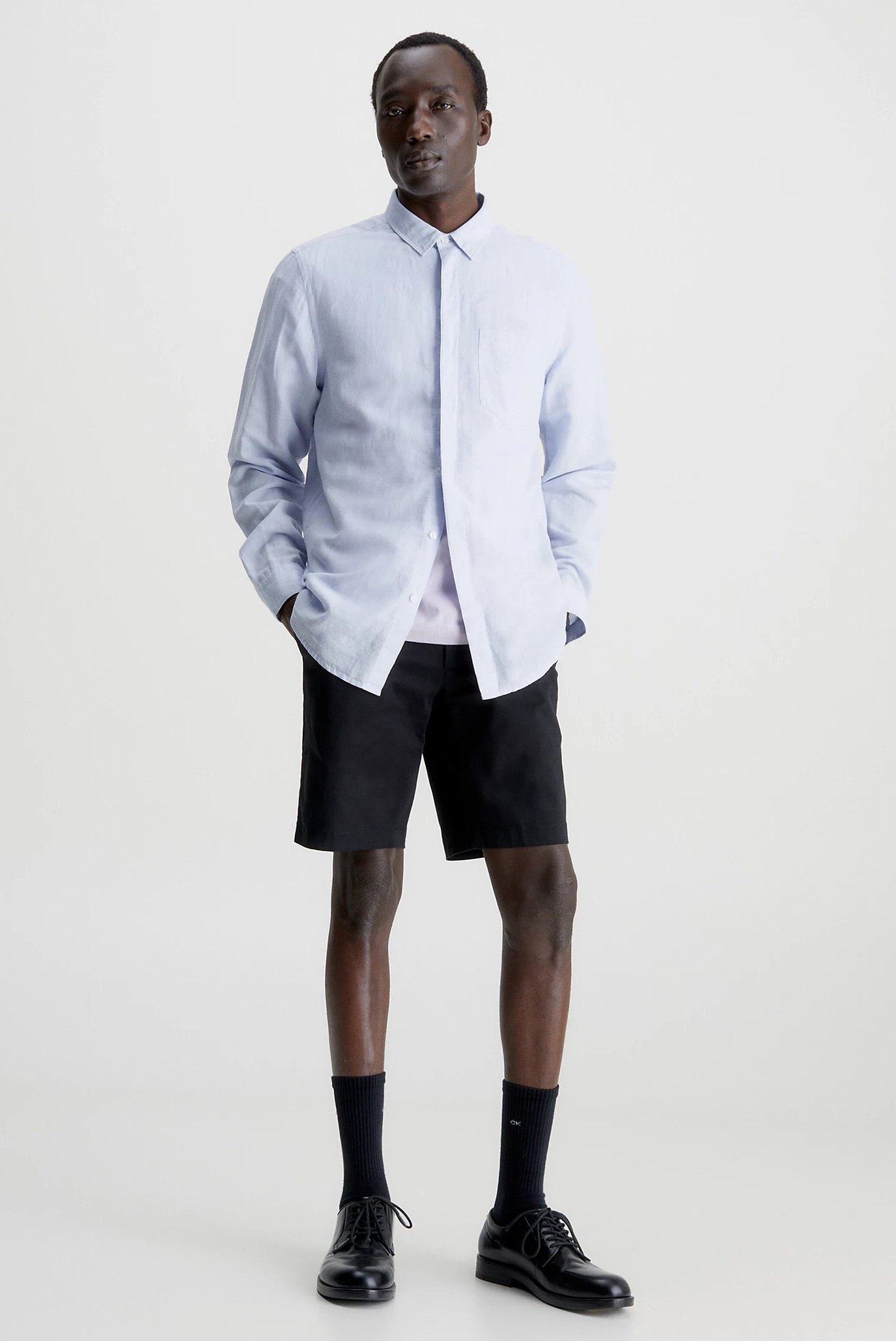 Рубашка LINEN COTTON REGULAR SHIRT 3