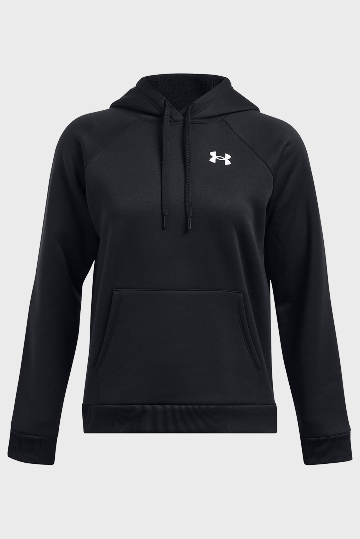 Женское черное худи UA Armour Fleece Hoodie 4