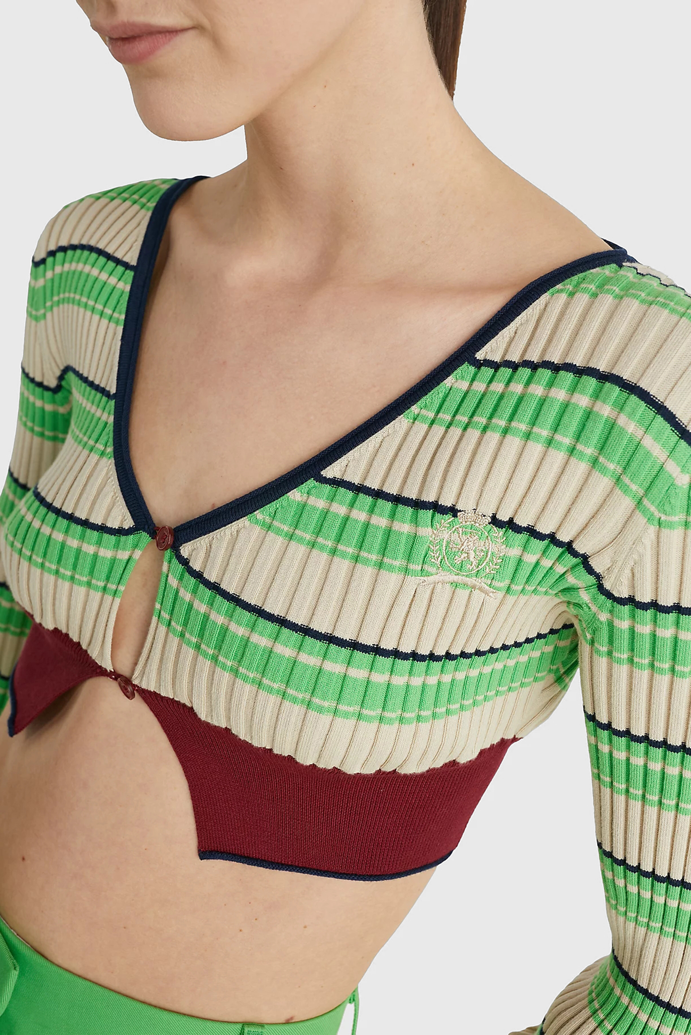 Кардиган THL POP STRIPE RIB CARDIGAN 11