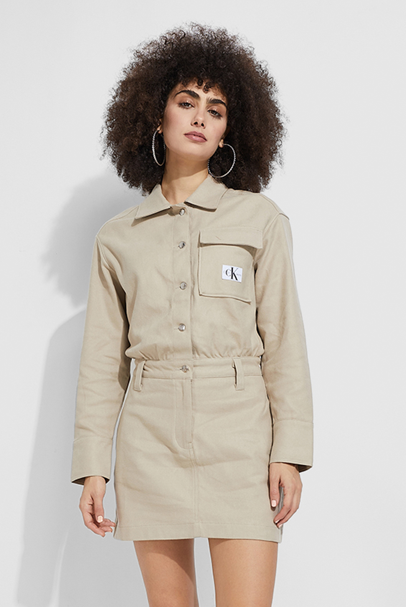 Платье COTTON FLANNEL SHIRT DRESS Calvin Klein Jeans J20J222337 — FR Group