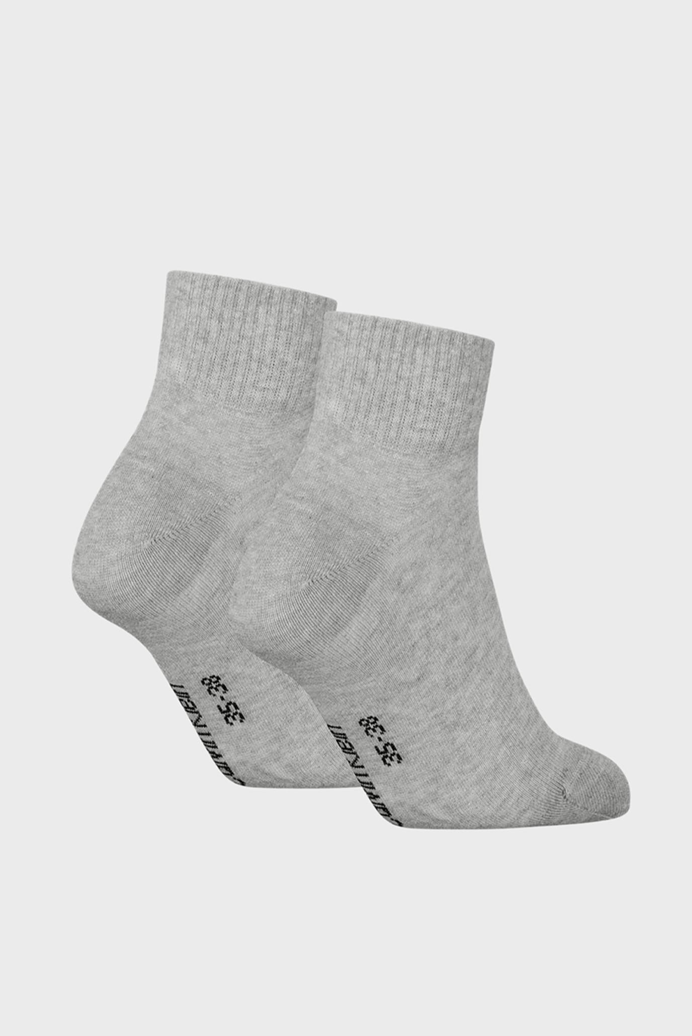 Носки CKJ WOMEN QUARTER 2P MONOGRAM 2