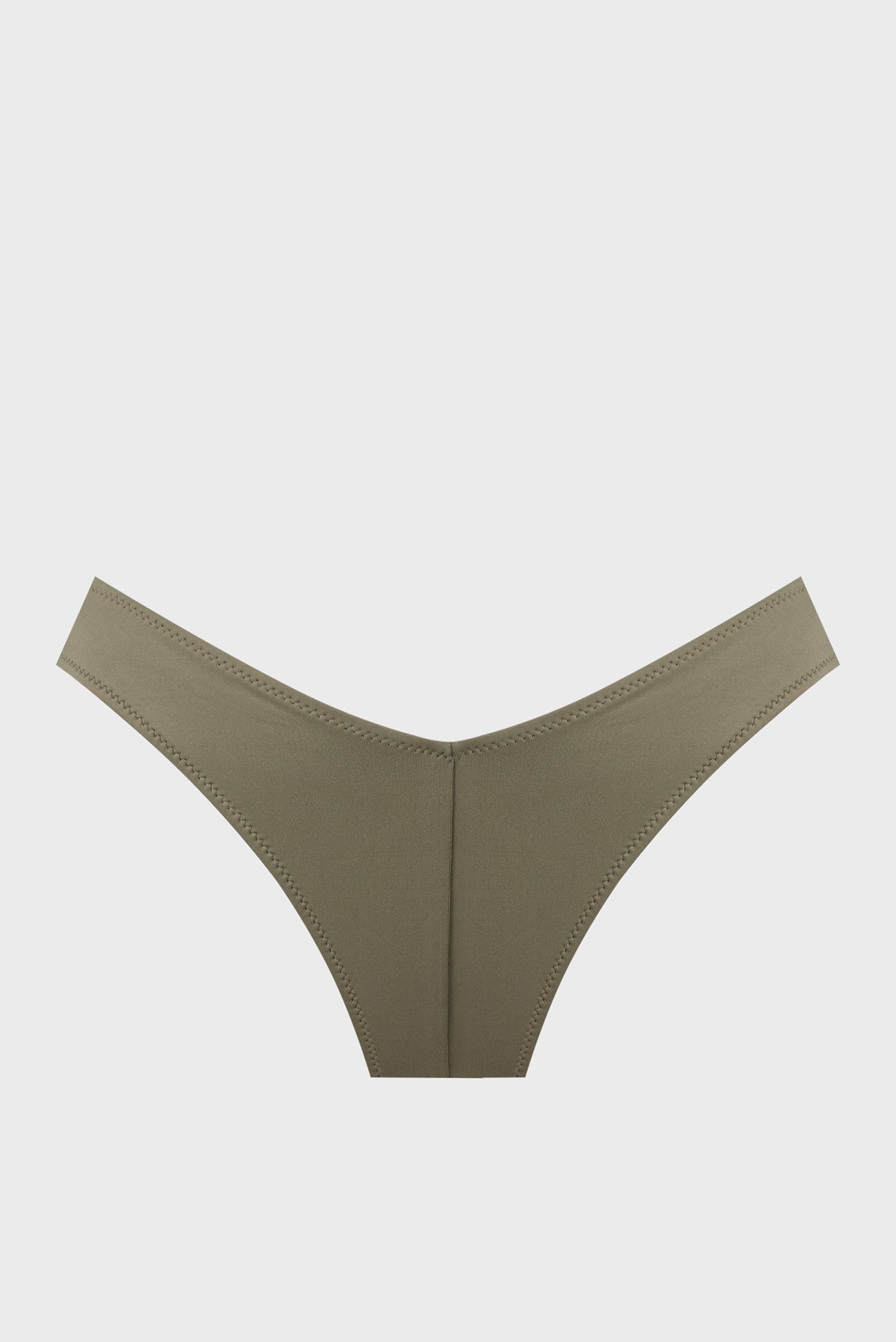 Женские оливковые трусики от купальника STRING SIDE TIE 5