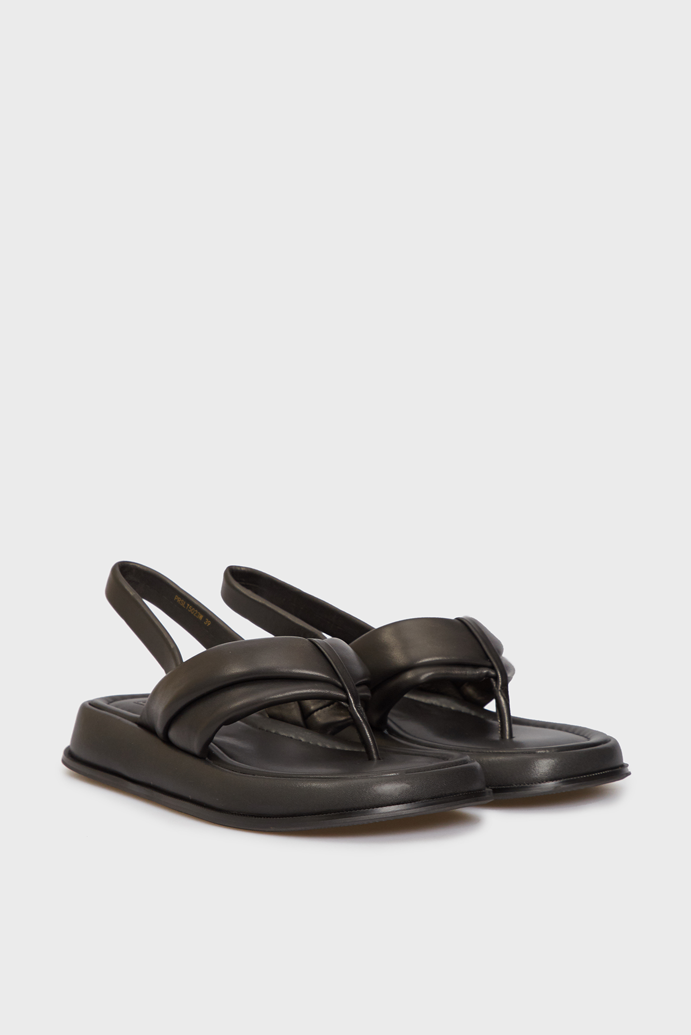 Женские черные кожаные сандалии WilmaPRPY Женские черные кожаные сандалии Wilma 10