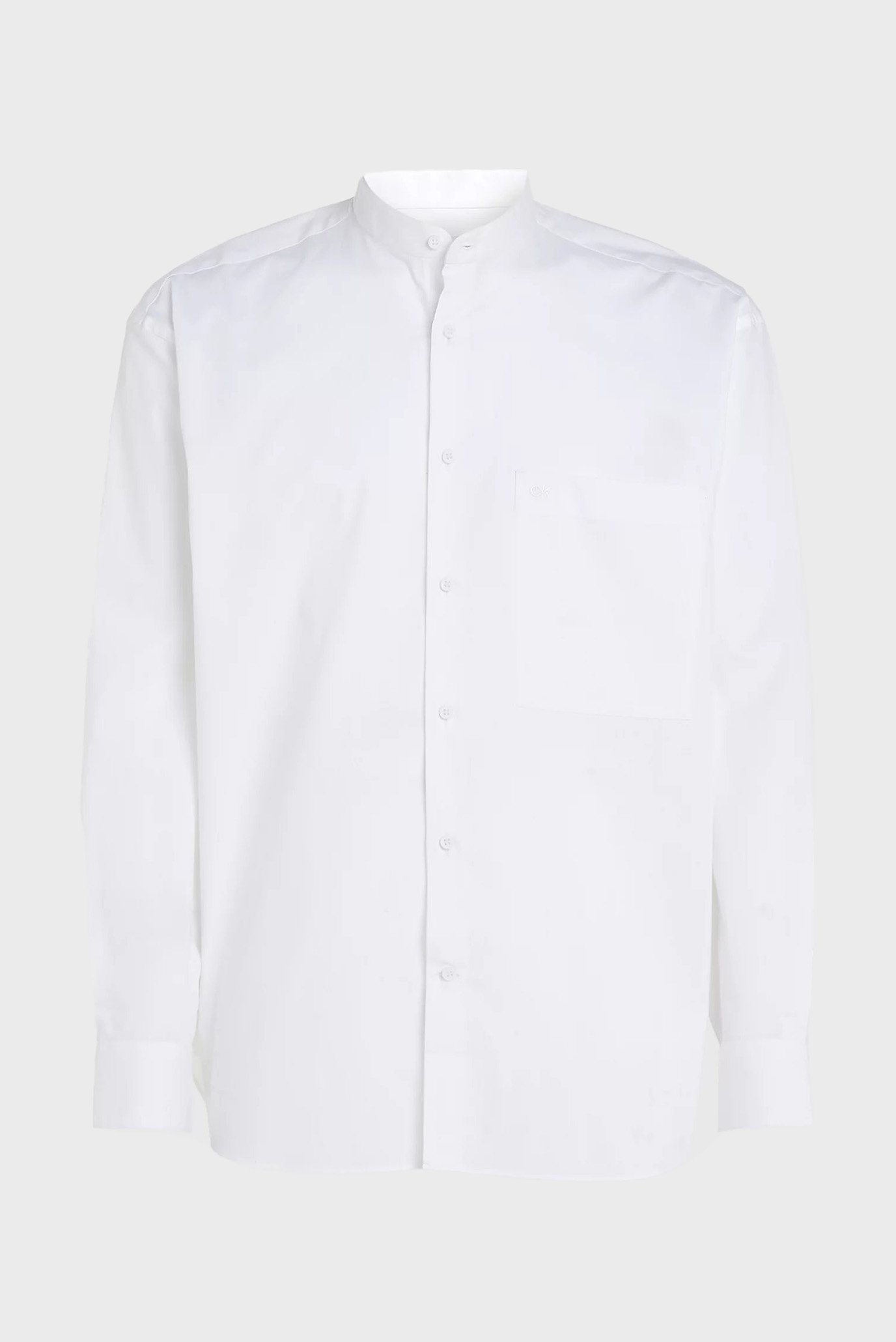 Мужская белая рубашка POPLIN STRETCH MODERN 5