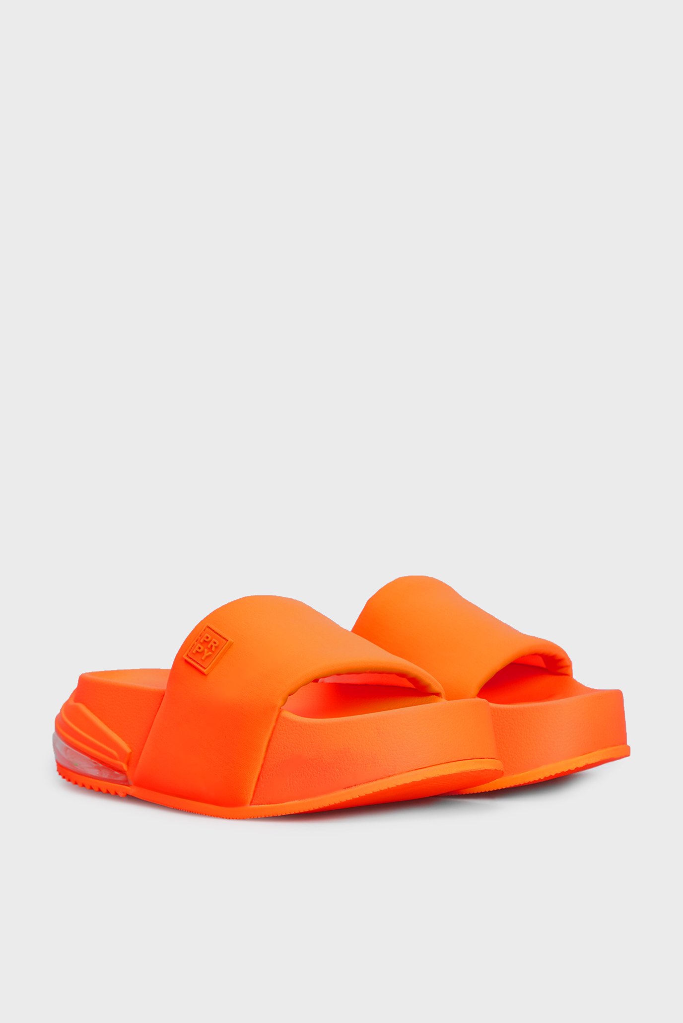 Женские оранжевые кожаные слайдеры Addison 8