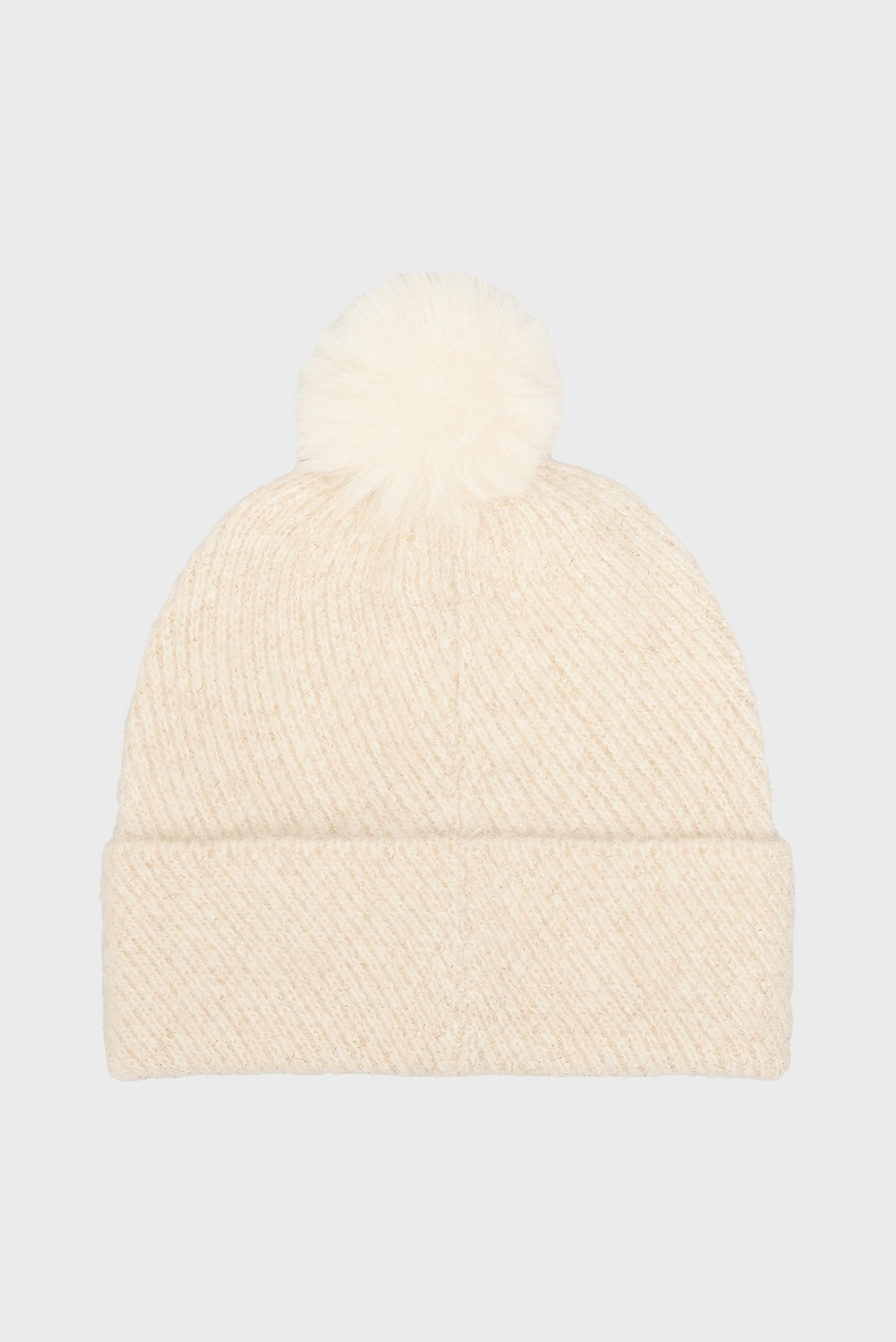 Шапка TH POM POM BEANIE LUREXTommy Hilfiger Шапка TH POM POM BEANIE LUREX 3