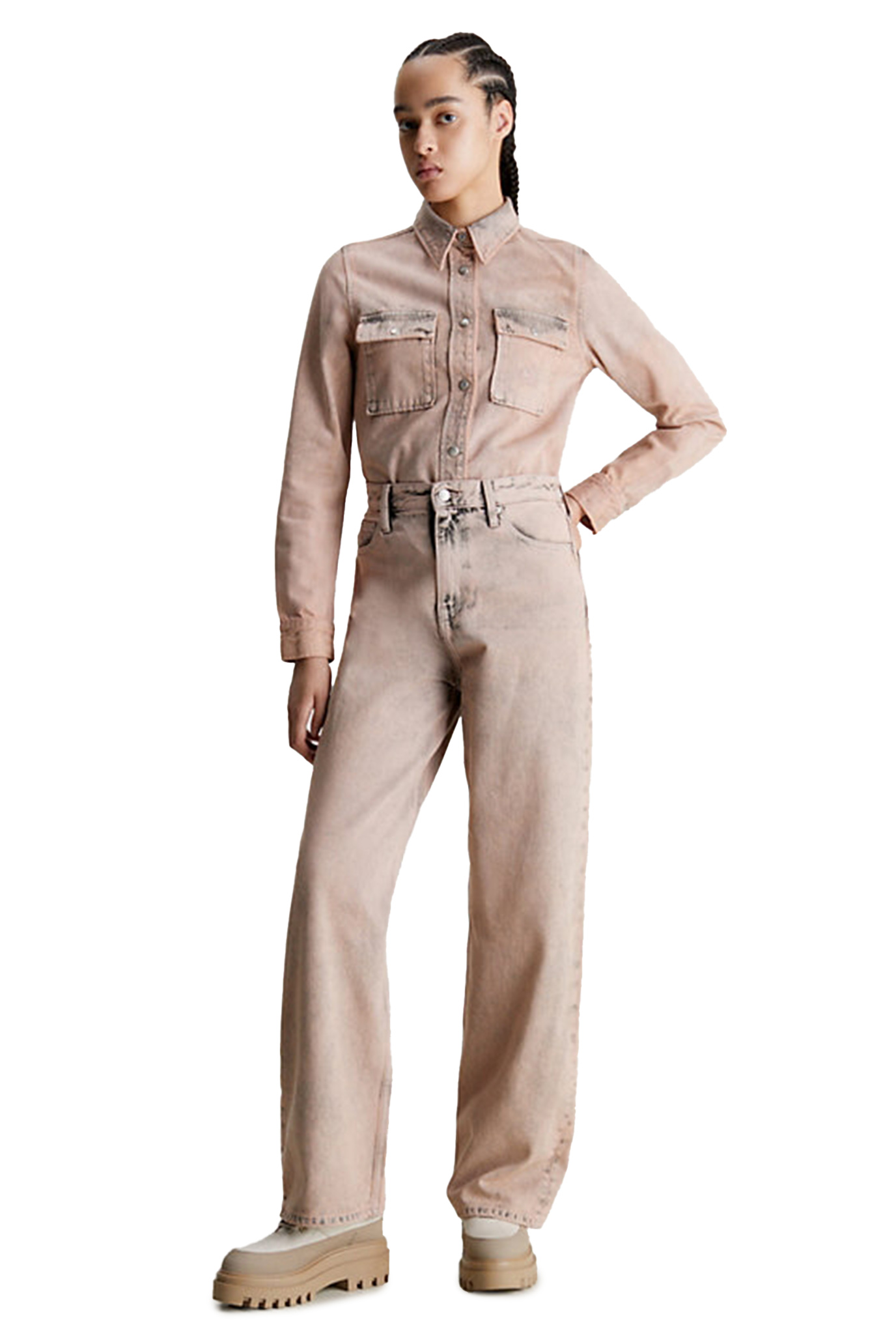 Рубашка SLIM DENIM SHIRT 4