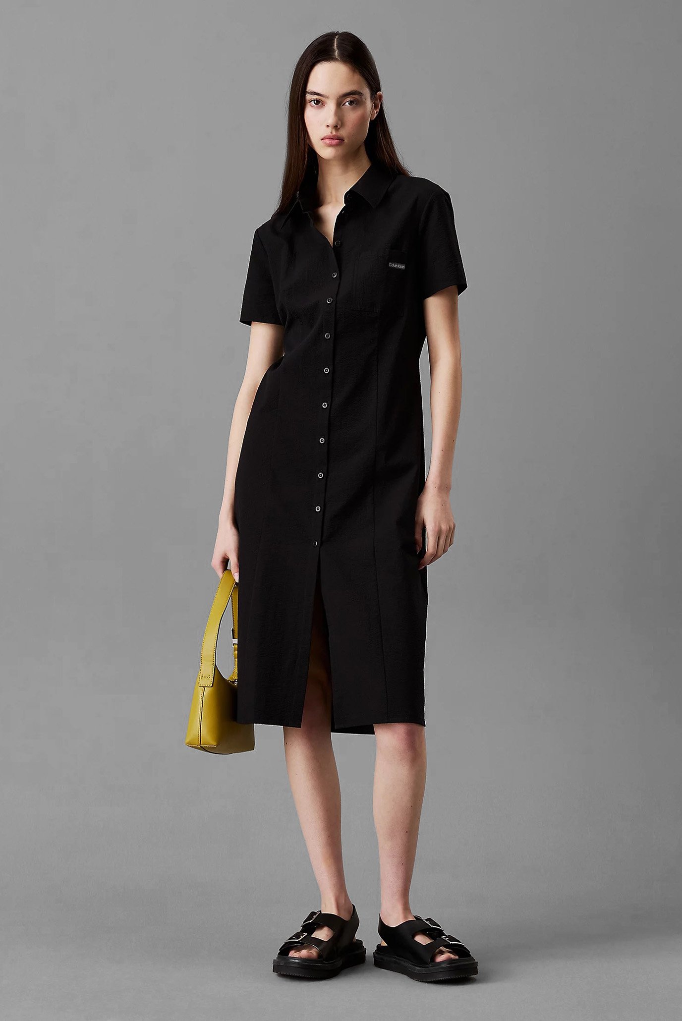 Платье SEERSUCKER BUTTON DOWN DAY DRESS 1