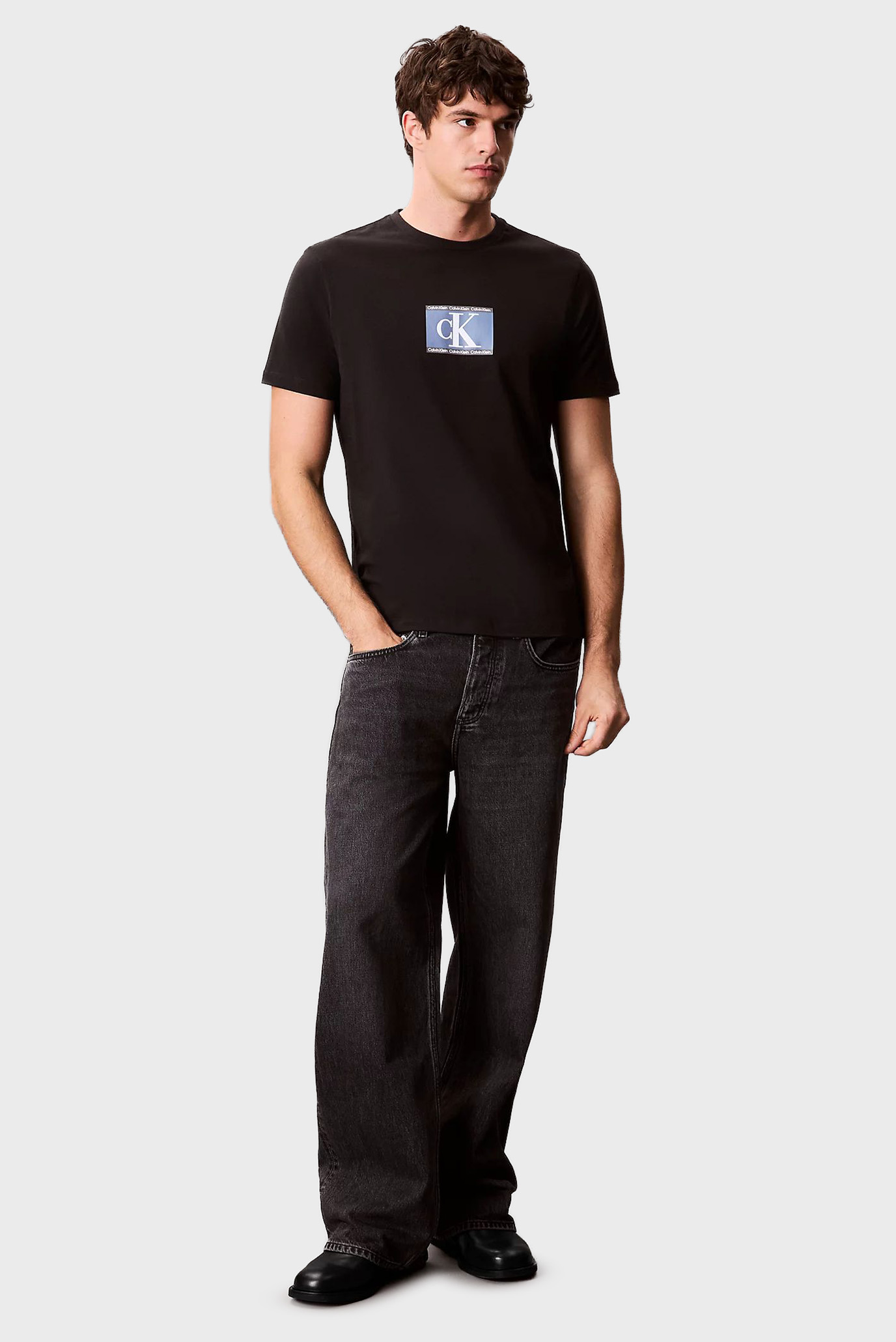 Футболка/SS 30s EU SP CK BOX TAPE GRAPHIC 2