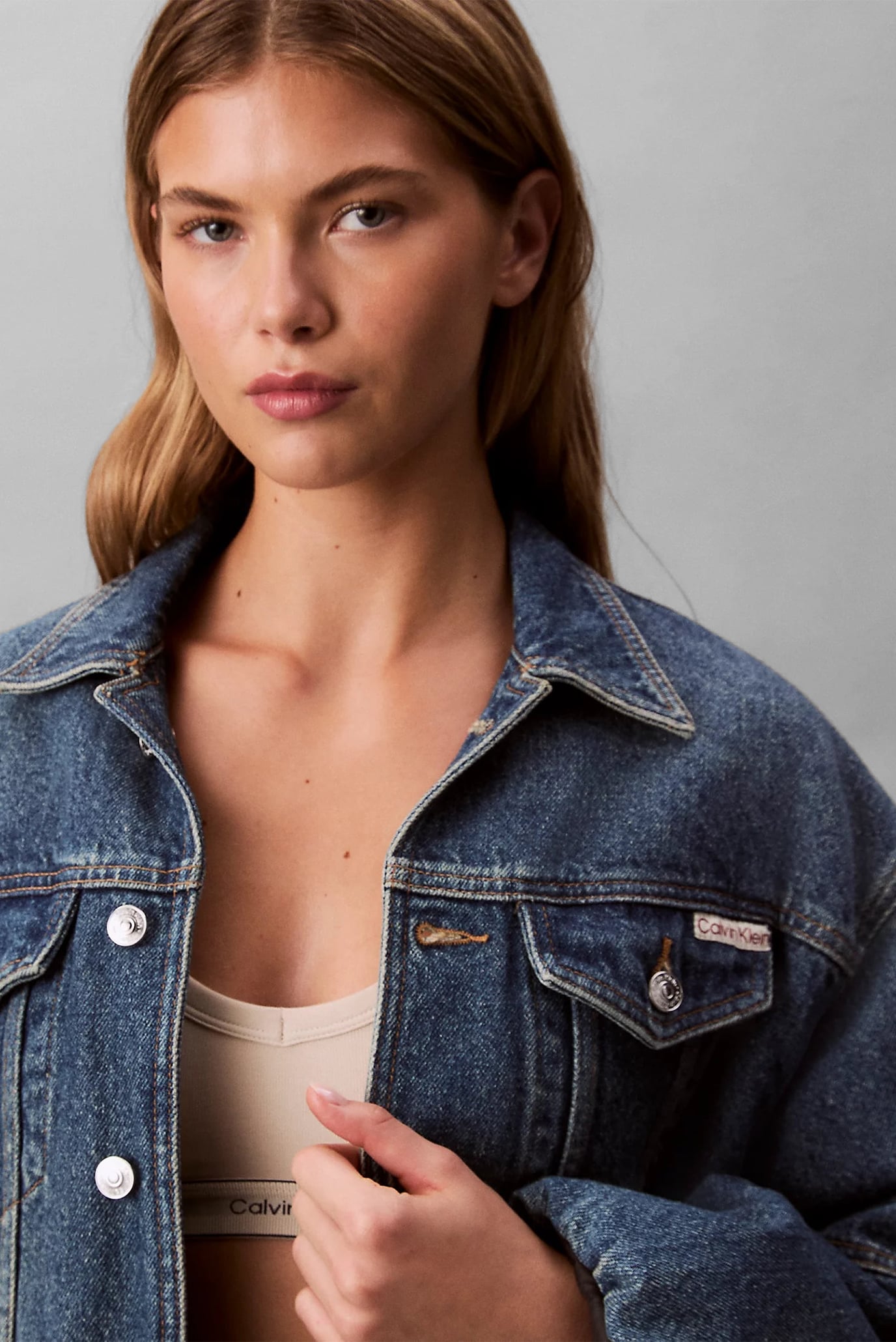 Куртка джинсовая DENIM BUBBLE JACKET TINTED ORCHA 4