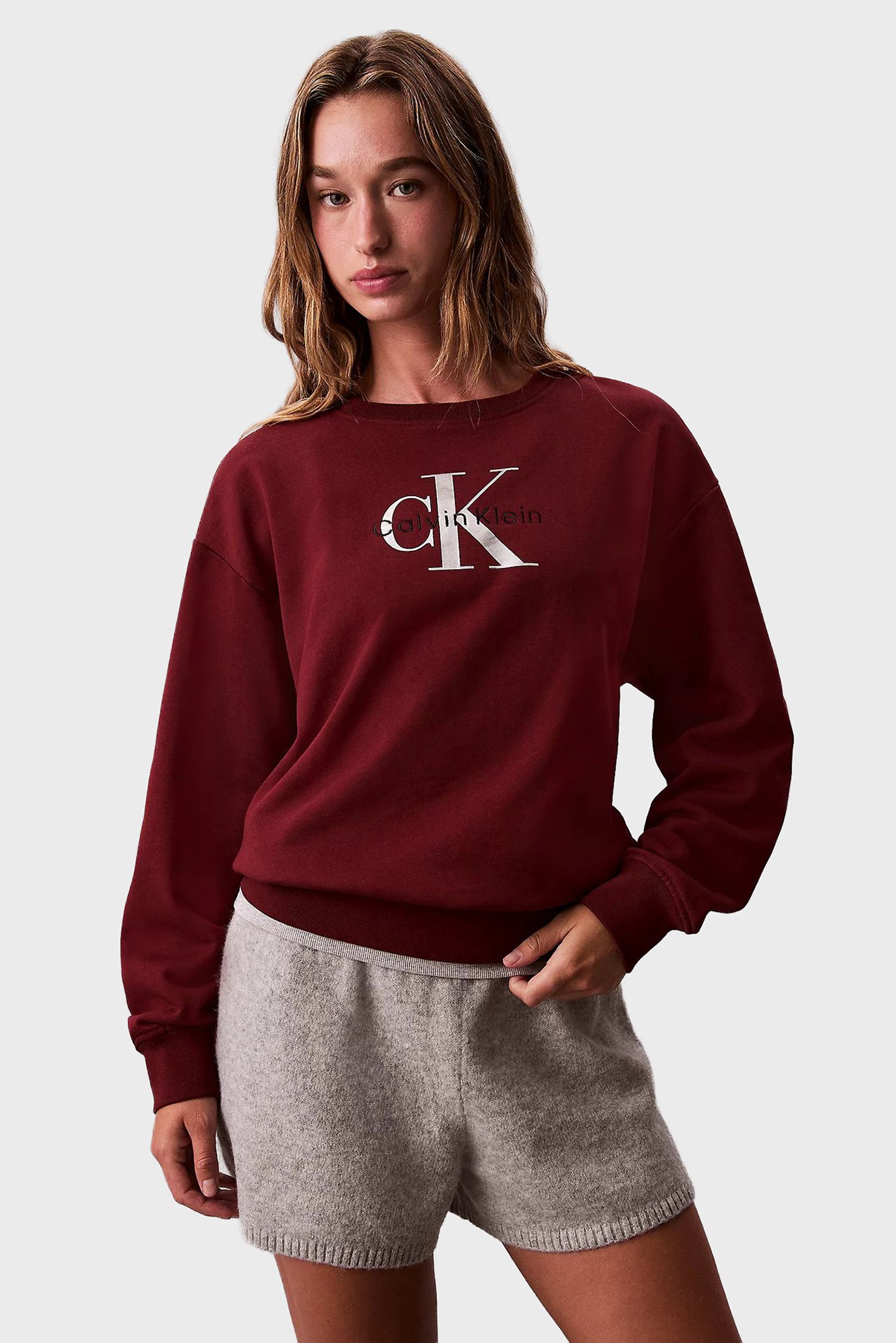 Свитшот LS MONOLOGO FRENCH TCalvin Klein Jeans Свитшот LS MONOLOGO FRENCH T 1