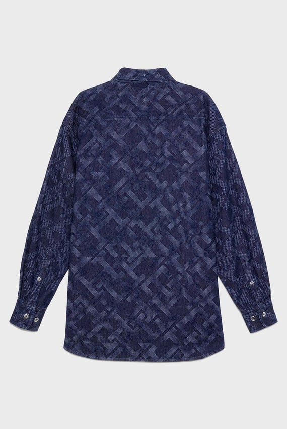 Рубашка THC DG MONOGRAM DENIM SHIRT