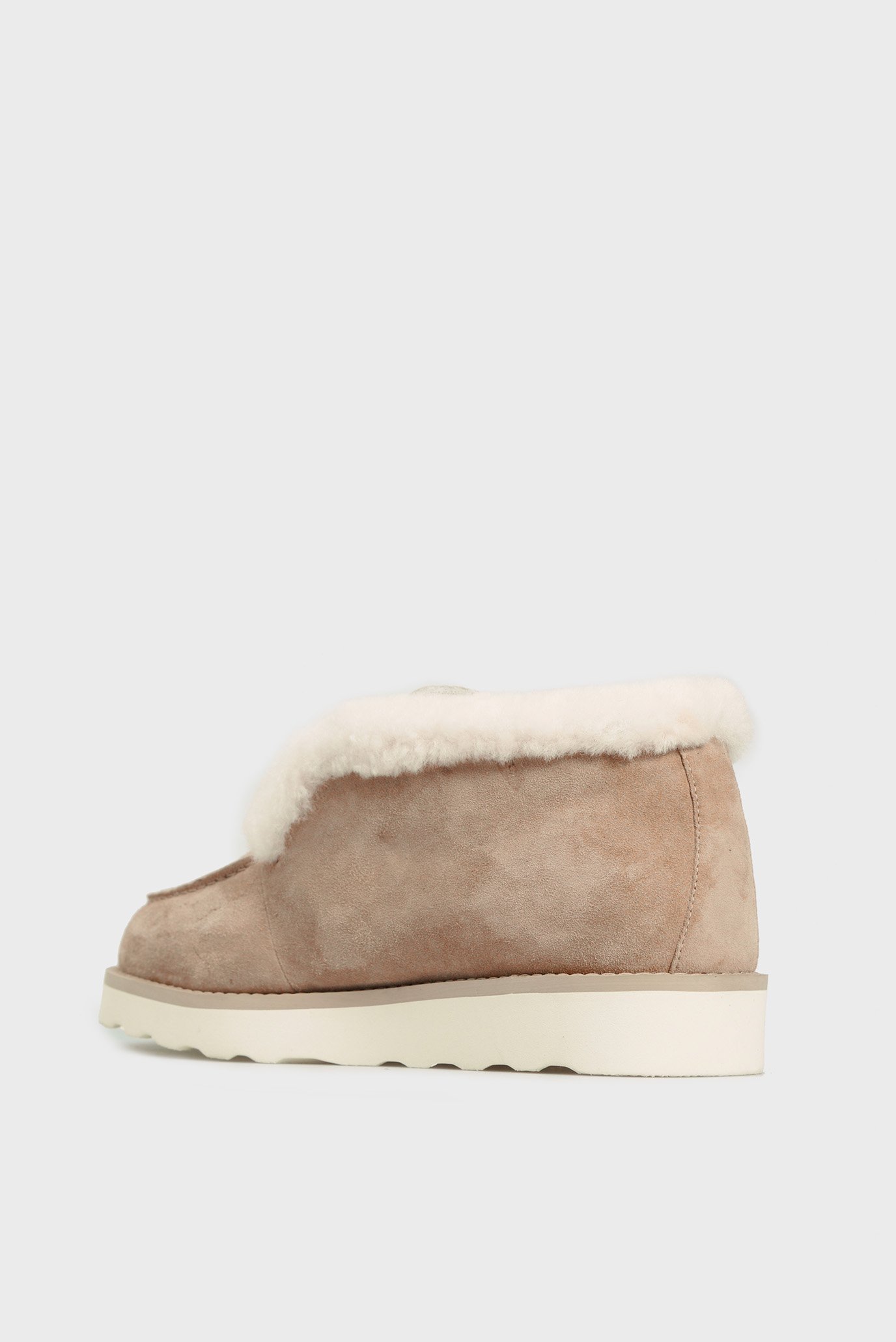 Женские бежевые замшевые лоферыPRPY Женские бежевые замшевые лоферы 8