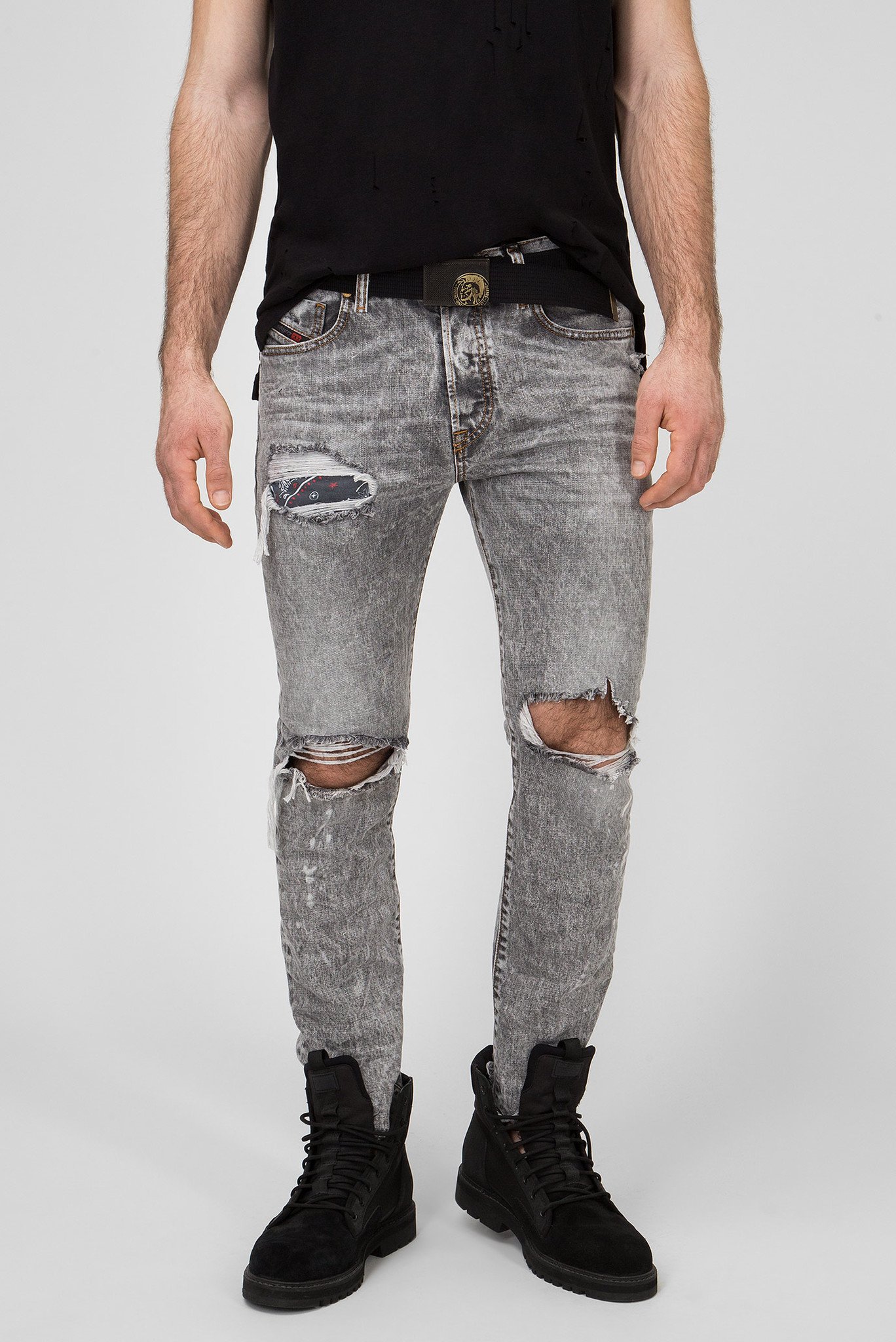 Мужские серые джинсы MHARKY 1