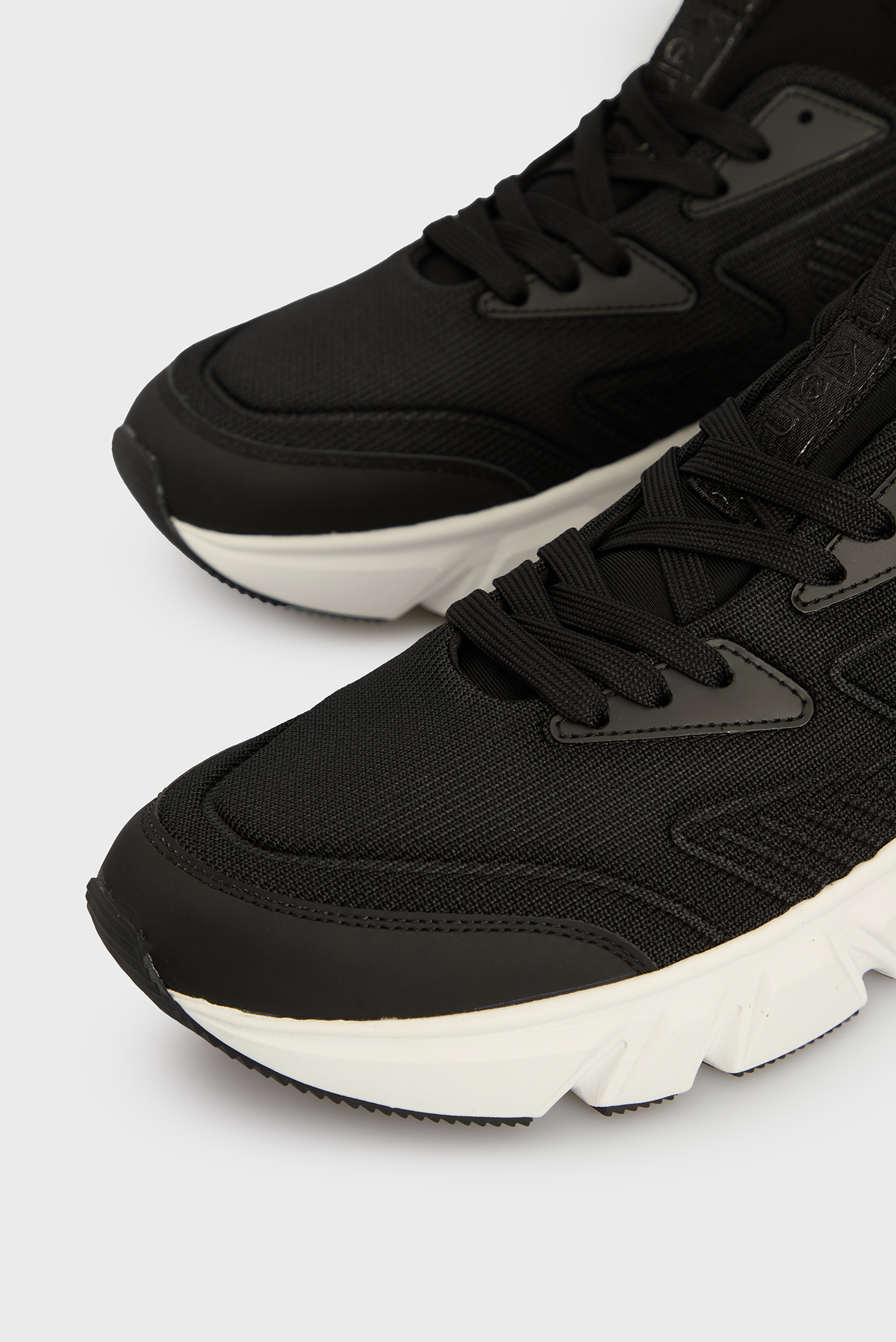 Мужские черные кроссовки LOW TOP LACE UP KNIT 2