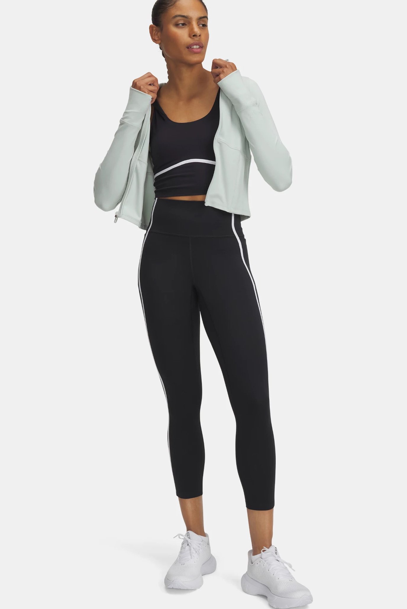 Легинсы Meridian Piped Ankle Leg-BLKUnder Armour Легинсы Meridian Piped Ankle Leg-BLK 3