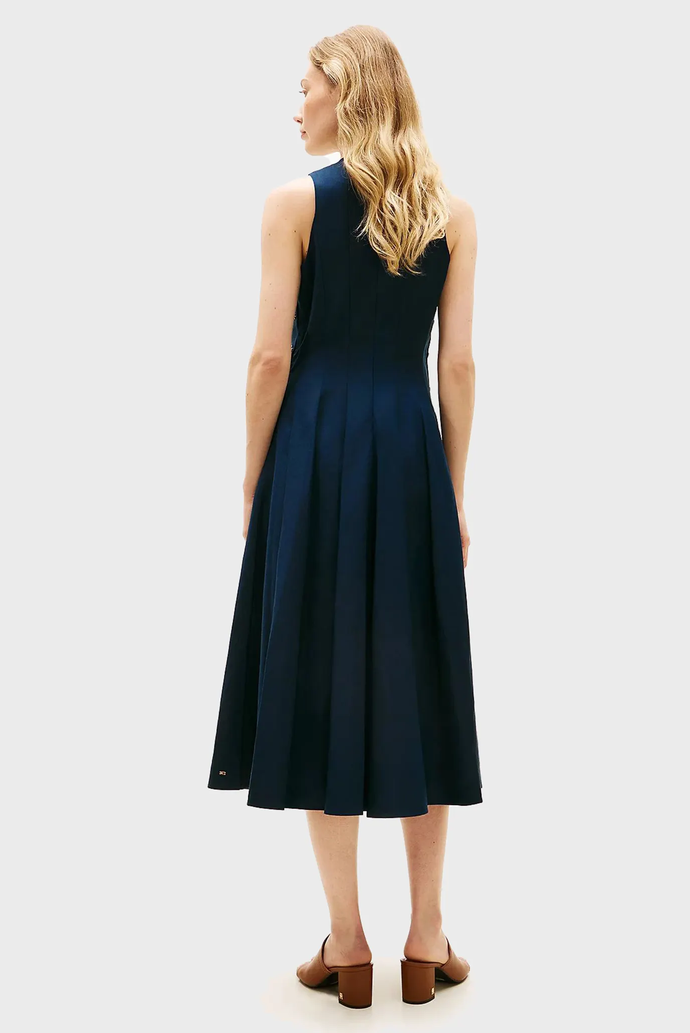Платье LINEN BLEND HOURGLASS MIDI DRS 3