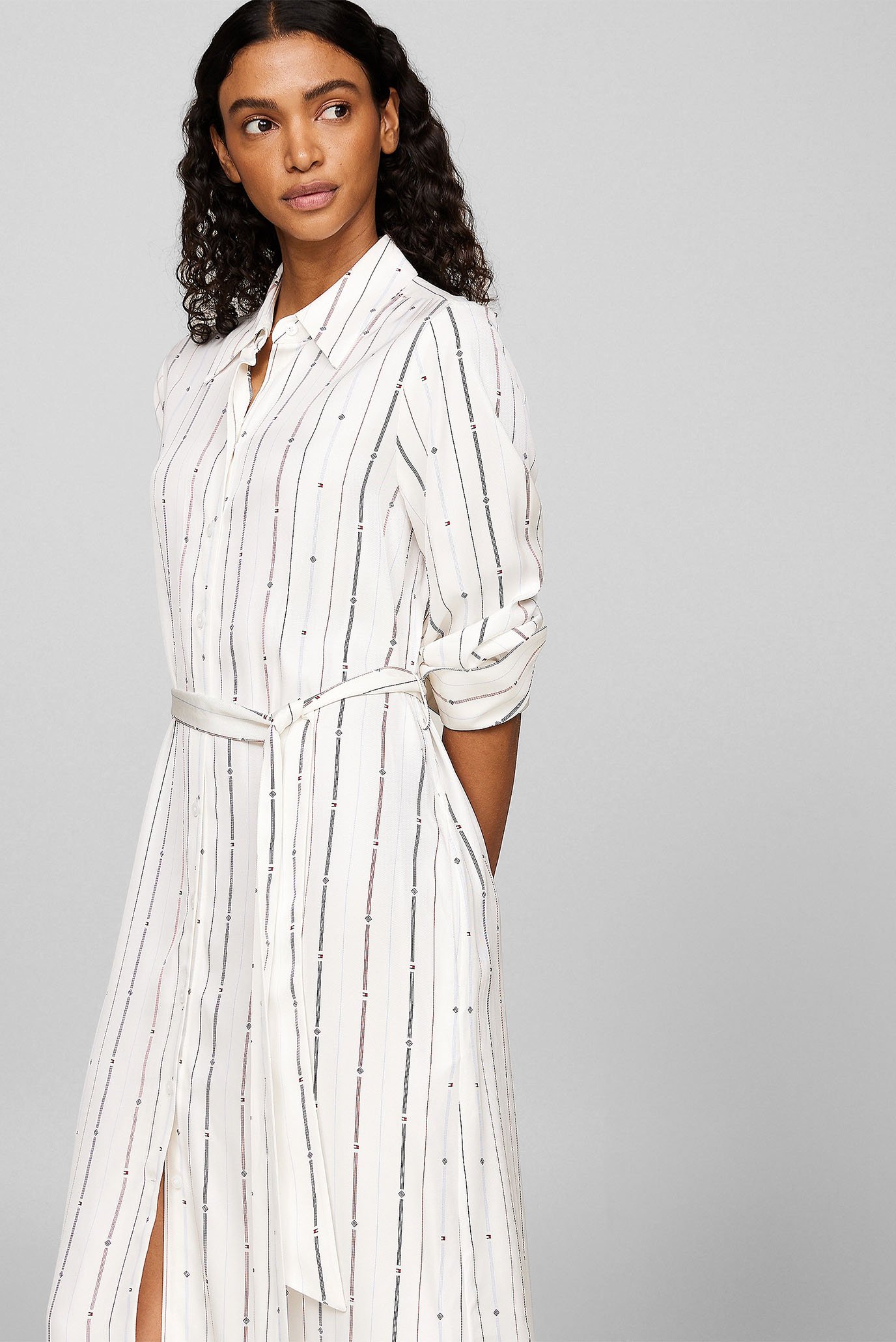 Платье FOULARD KNEE SHIRTDRESSTommy Hilfiger Платье FOULARD KNEE SHIRTDRESS 3