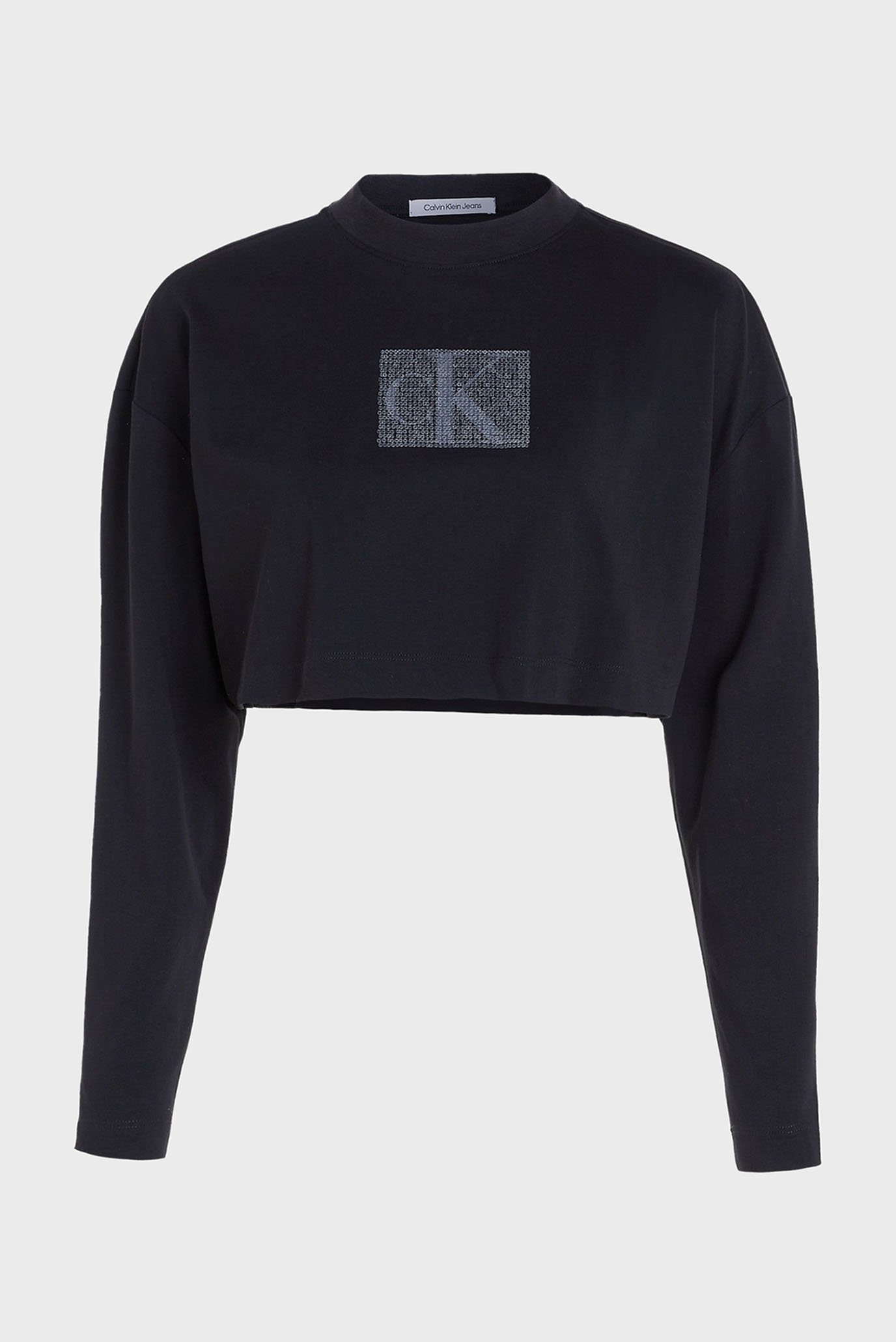 Лонгслив SEQUIN LONG SLEEVE SHORT TOP 6