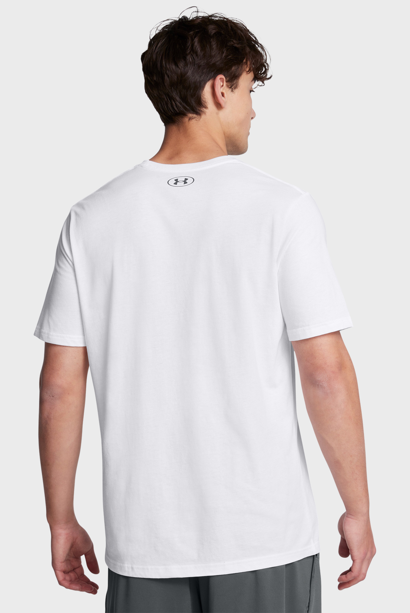 Мужская белая футболка UA M BOXED SPORTS UPDATED SS 2