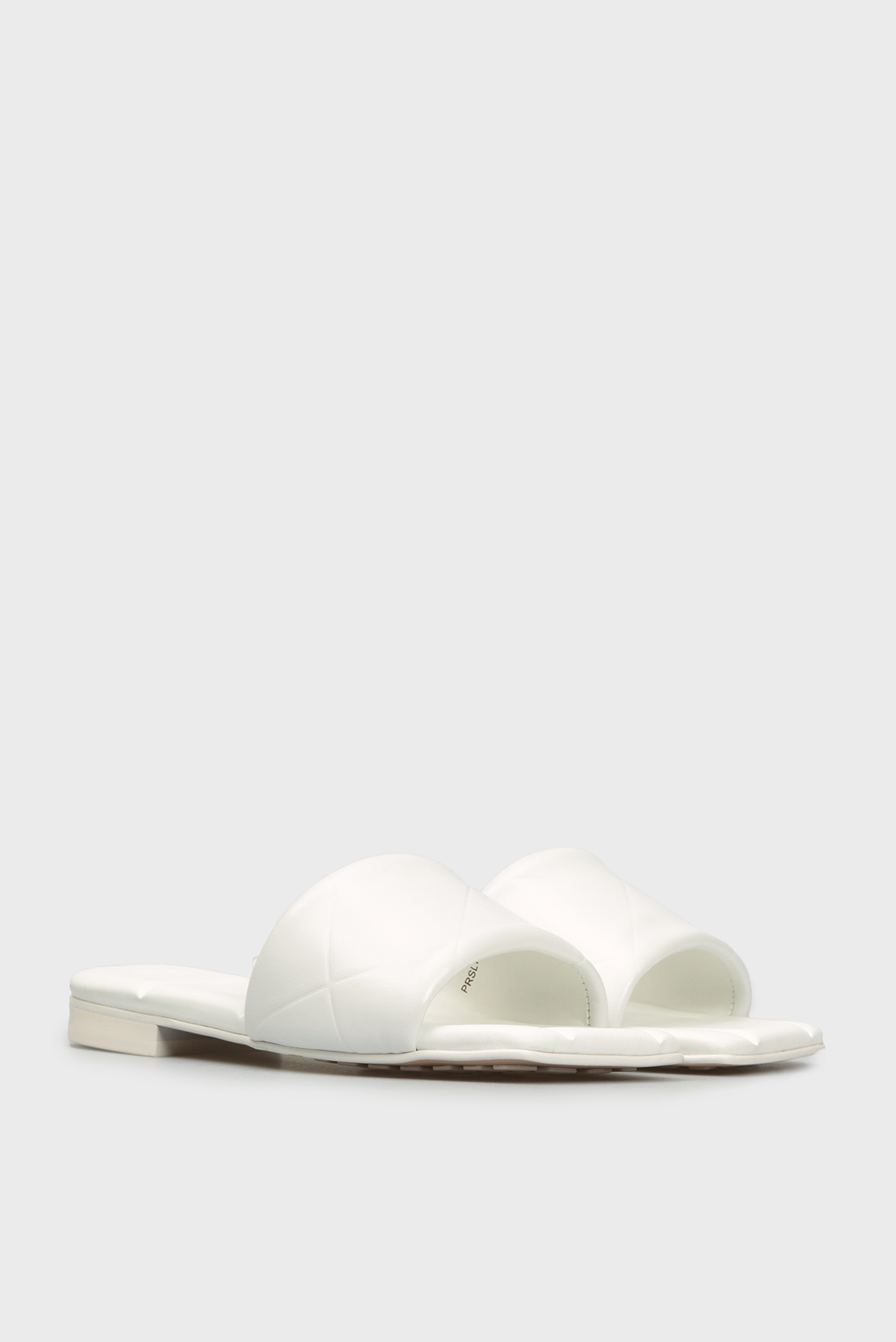 Женские белые кожаные слайдеры Umbria 8