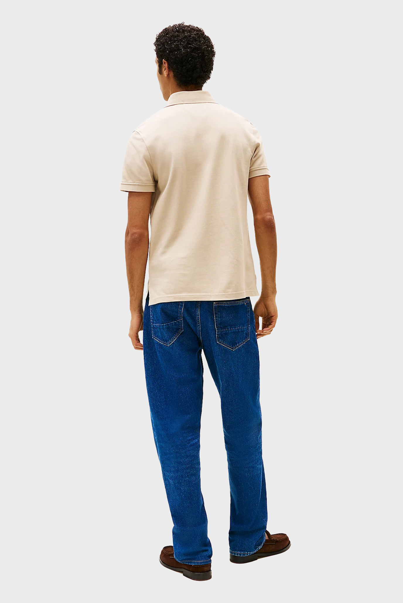 Мужское бежевое поло 1985 SLIM POLO 4