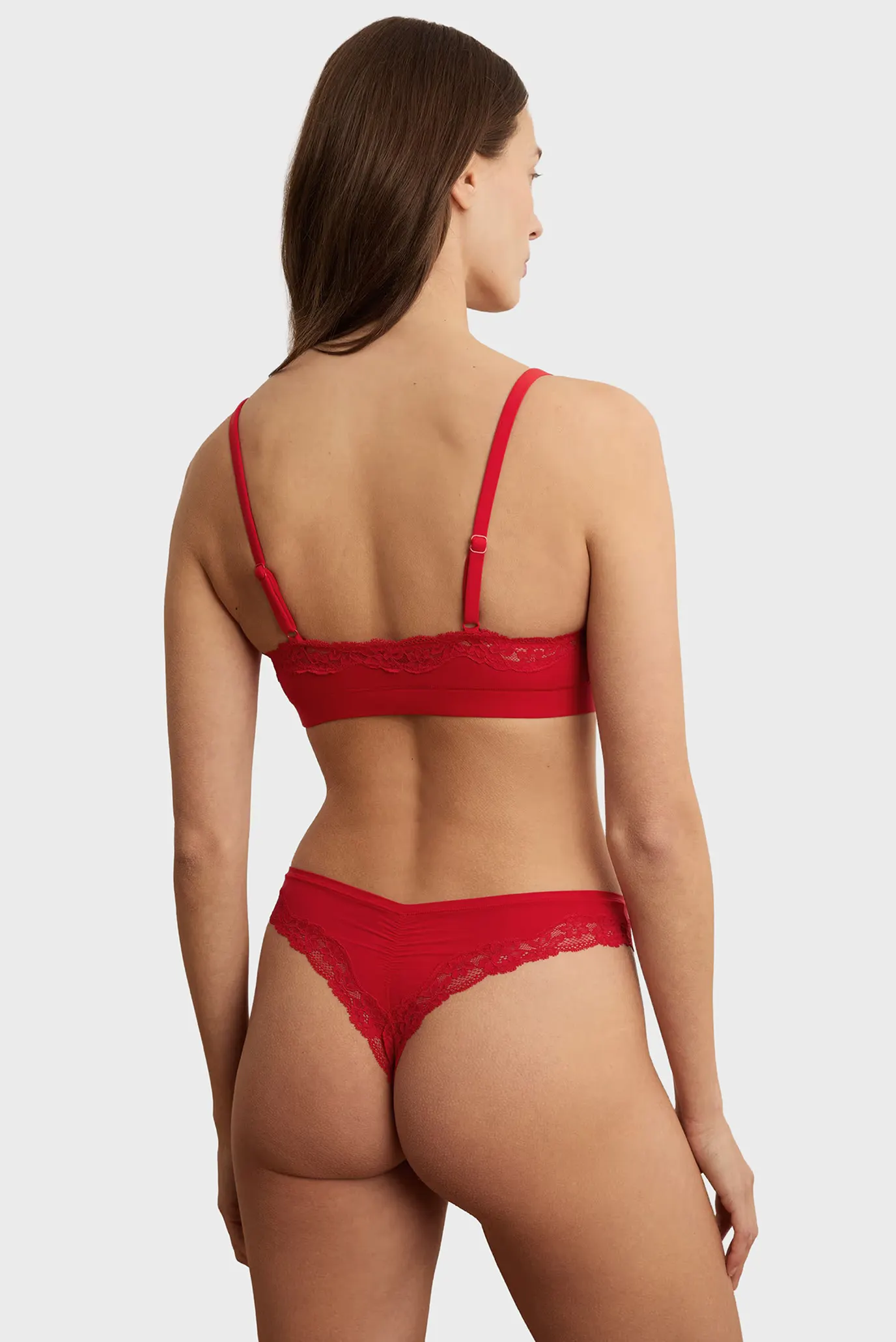 Трусы PURE SOFT LACE - TAN 3