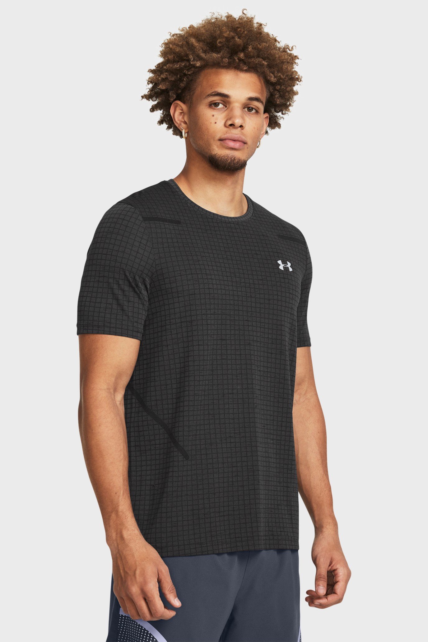 Футболка UA Seamless Grid SS-GRY 1