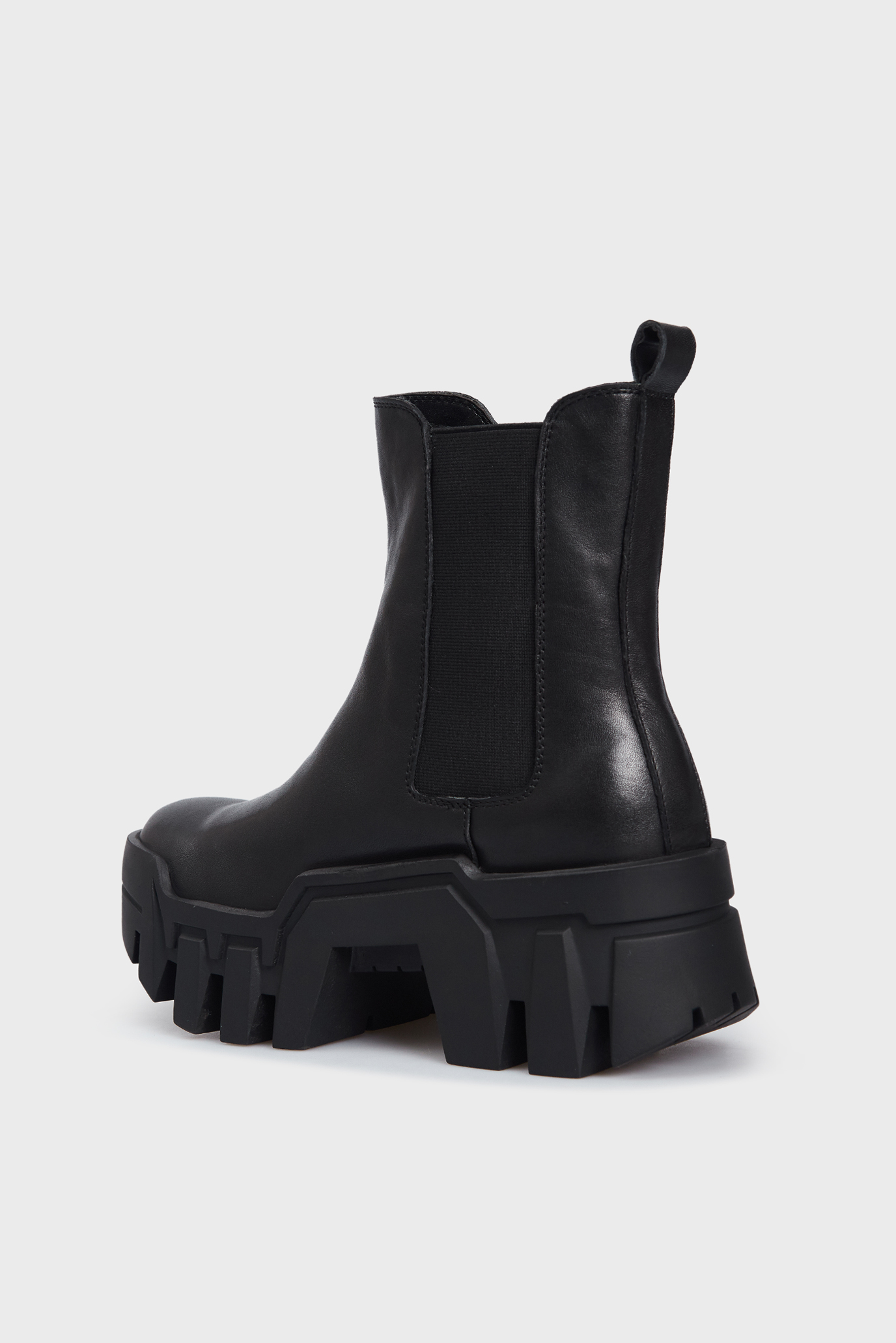 Женские черные кожаные челси Kochia 5