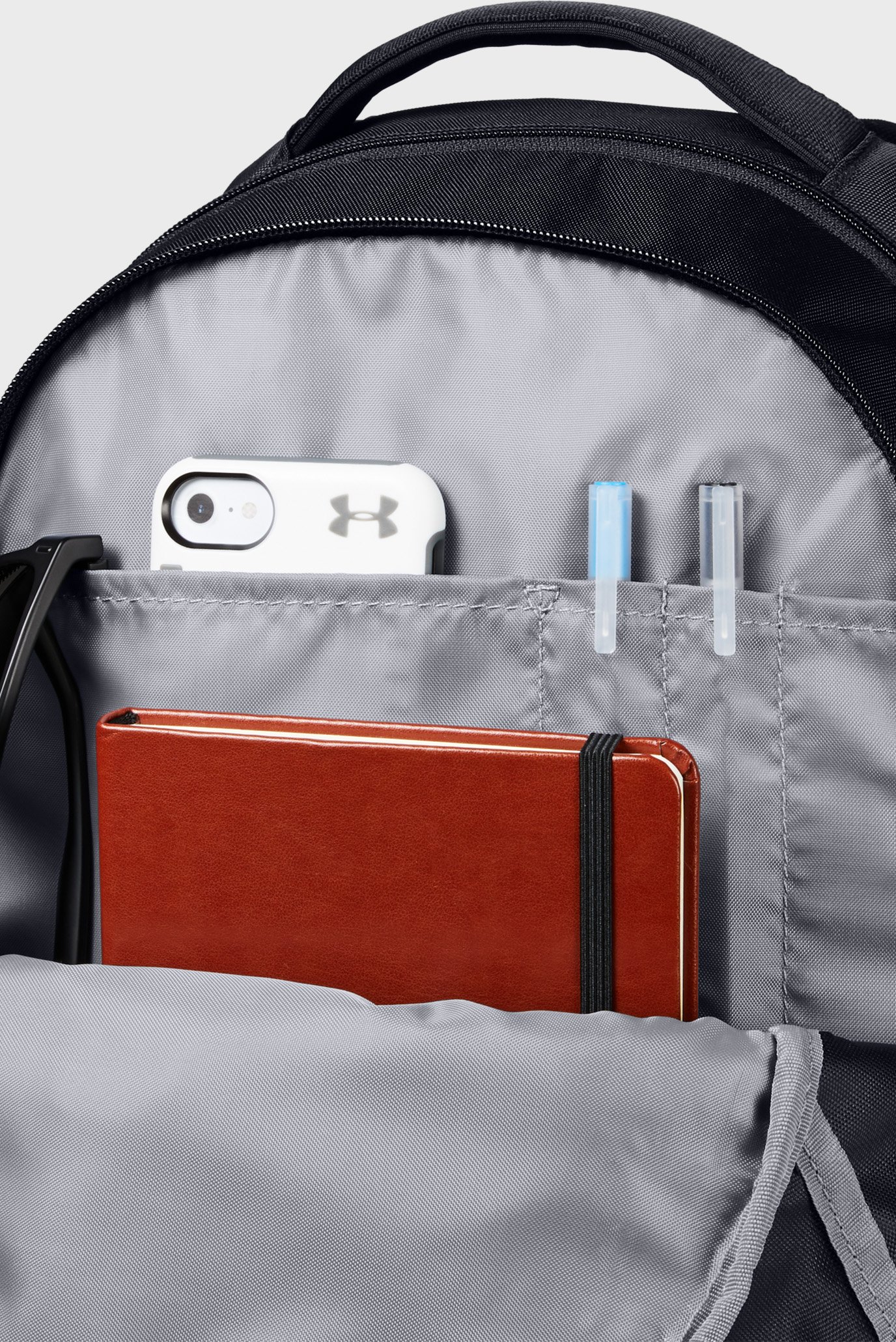 Черный рюкзак UA Hustle 5.0 Backpack 19