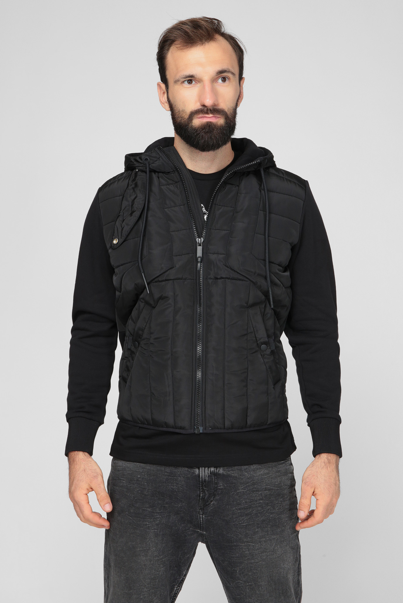 Мужская черная куртка J-LINES 6