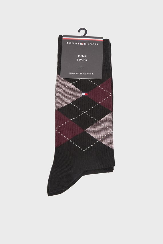 Носки TH MEN SOCK CHECK 2P Tommy Hilfiger