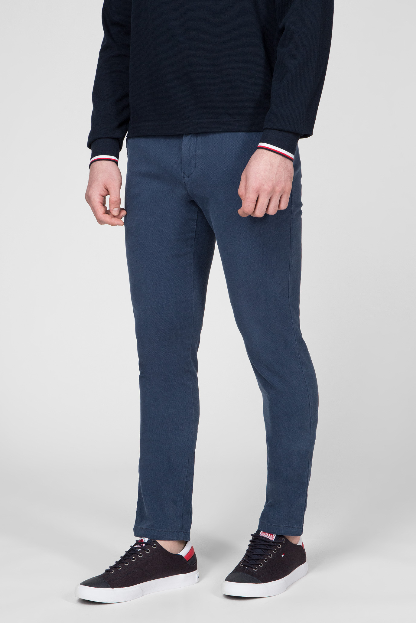 Мужские синие чиносы DENTON CHINO MICRO STRUCTURE 7