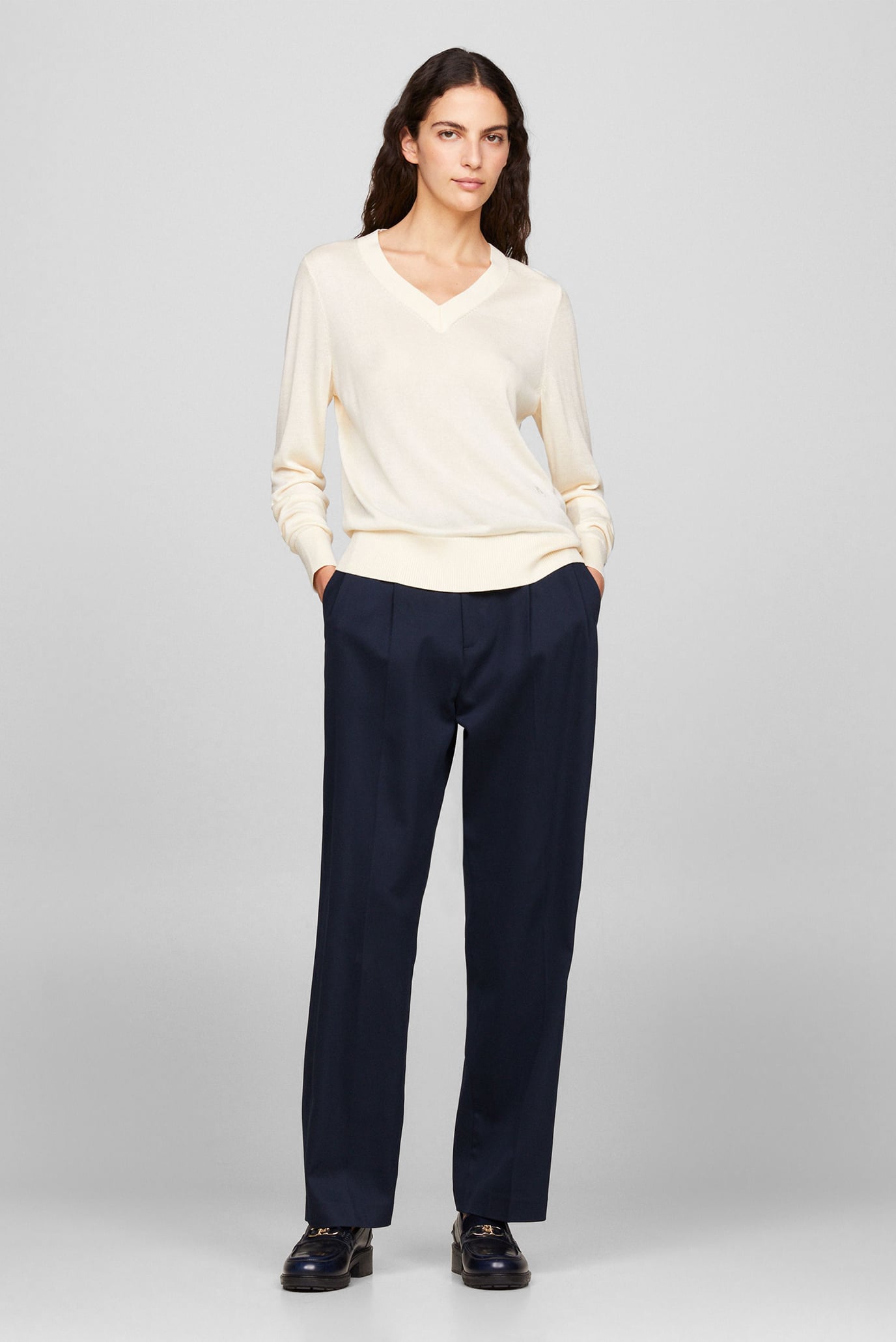 Свитер MD LYOCELL SILK BLEND V-NK SWT 2