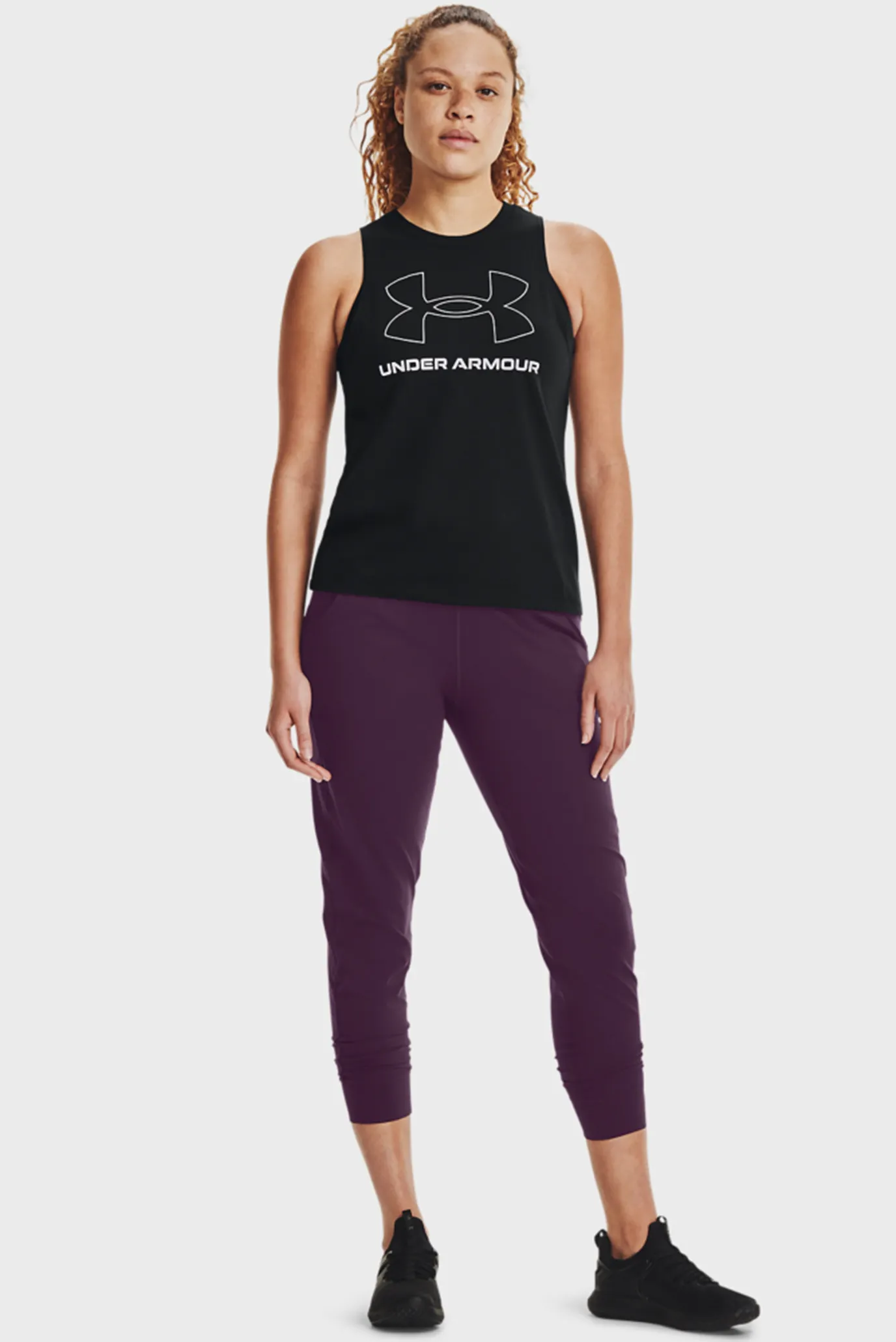 Женские фиолетовые спортивные брюки Meridian Jogger-PPL 4