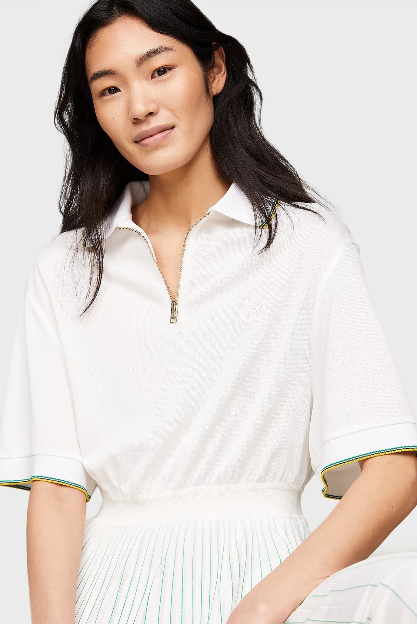 Женское белое платье THC SPORTY PLEATEDTommy Hilfiger Женское белое платье THC SPORTY PLEATED 4