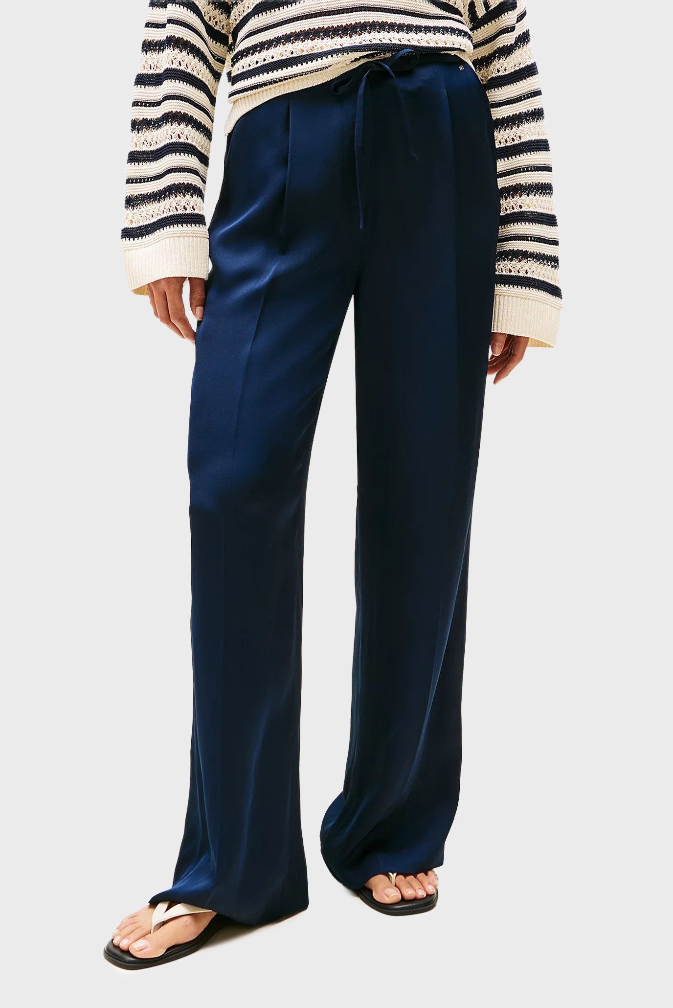Штаны/SATEEN TIE RLXD STRAIGHT PANTS 1