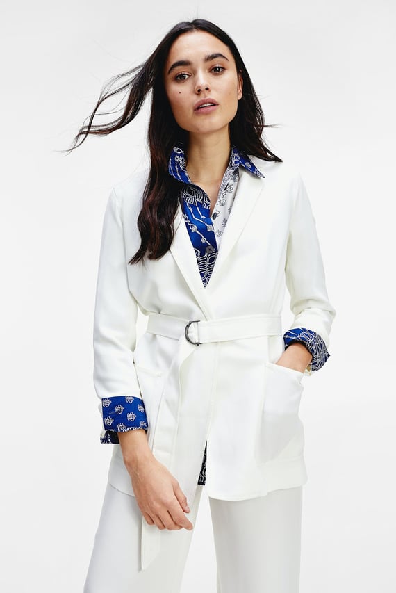 Пиджак ANVERS SATIN CREPE BELTED BLAZER