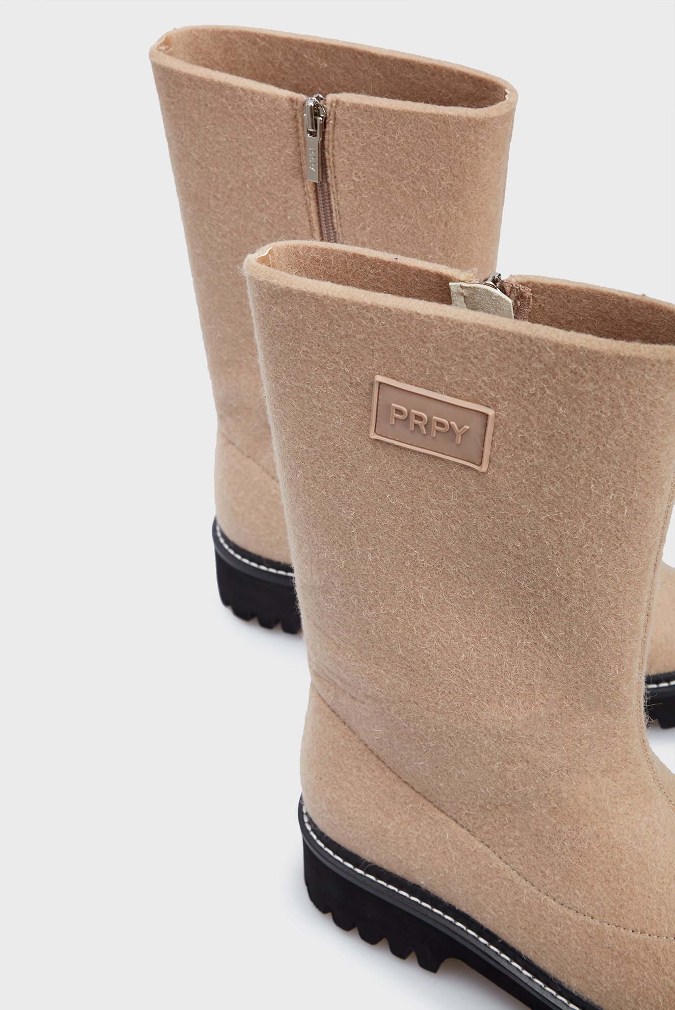 Женские бежевые сапоги Alisa 3