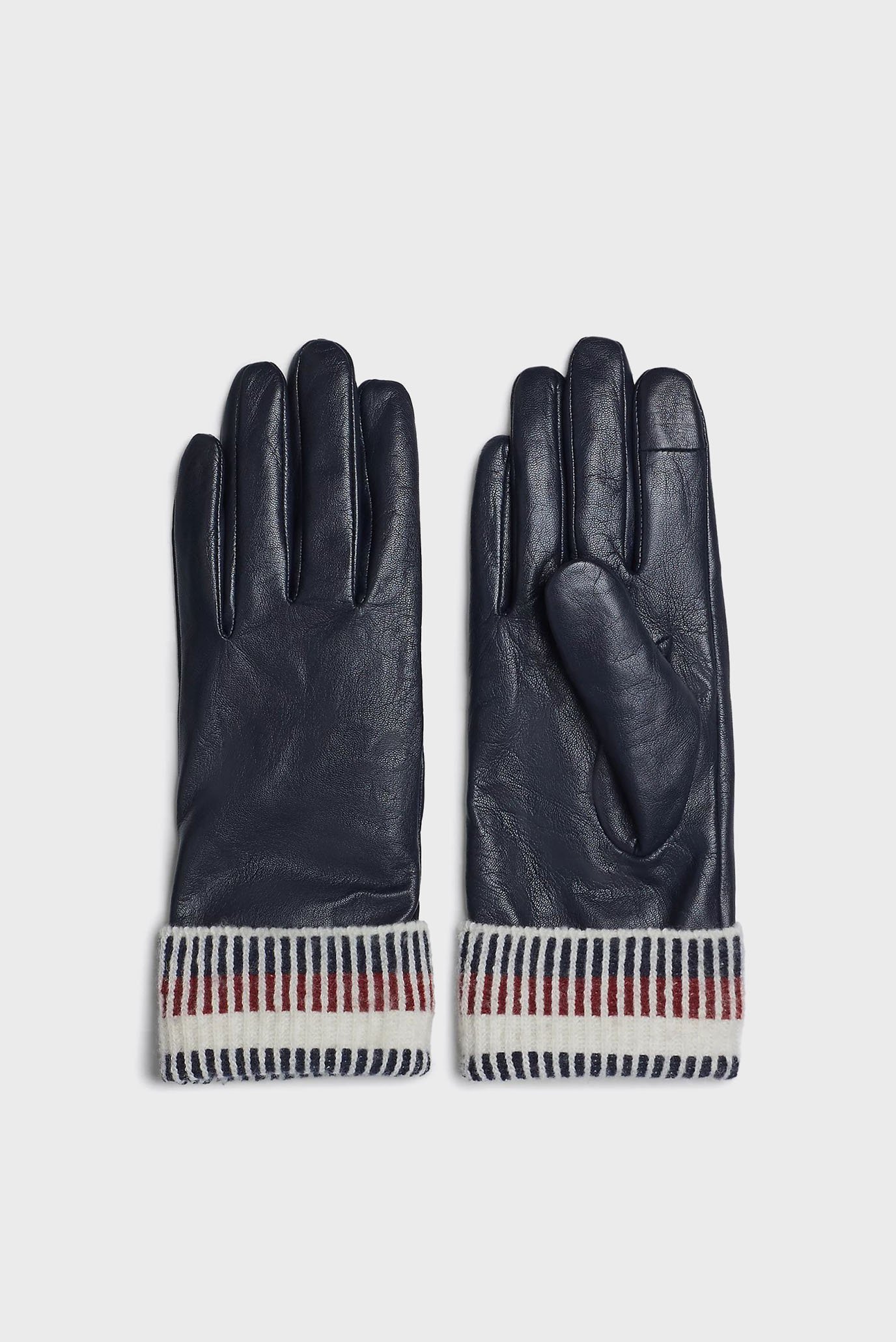 Перчатки LEATHER KNIT GLOVES 1