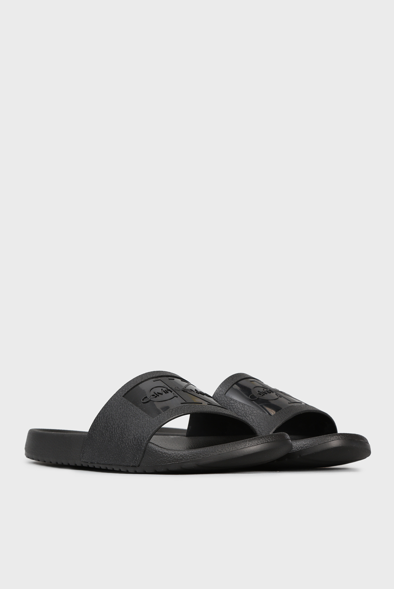 Мужские черные слайдеры 2
