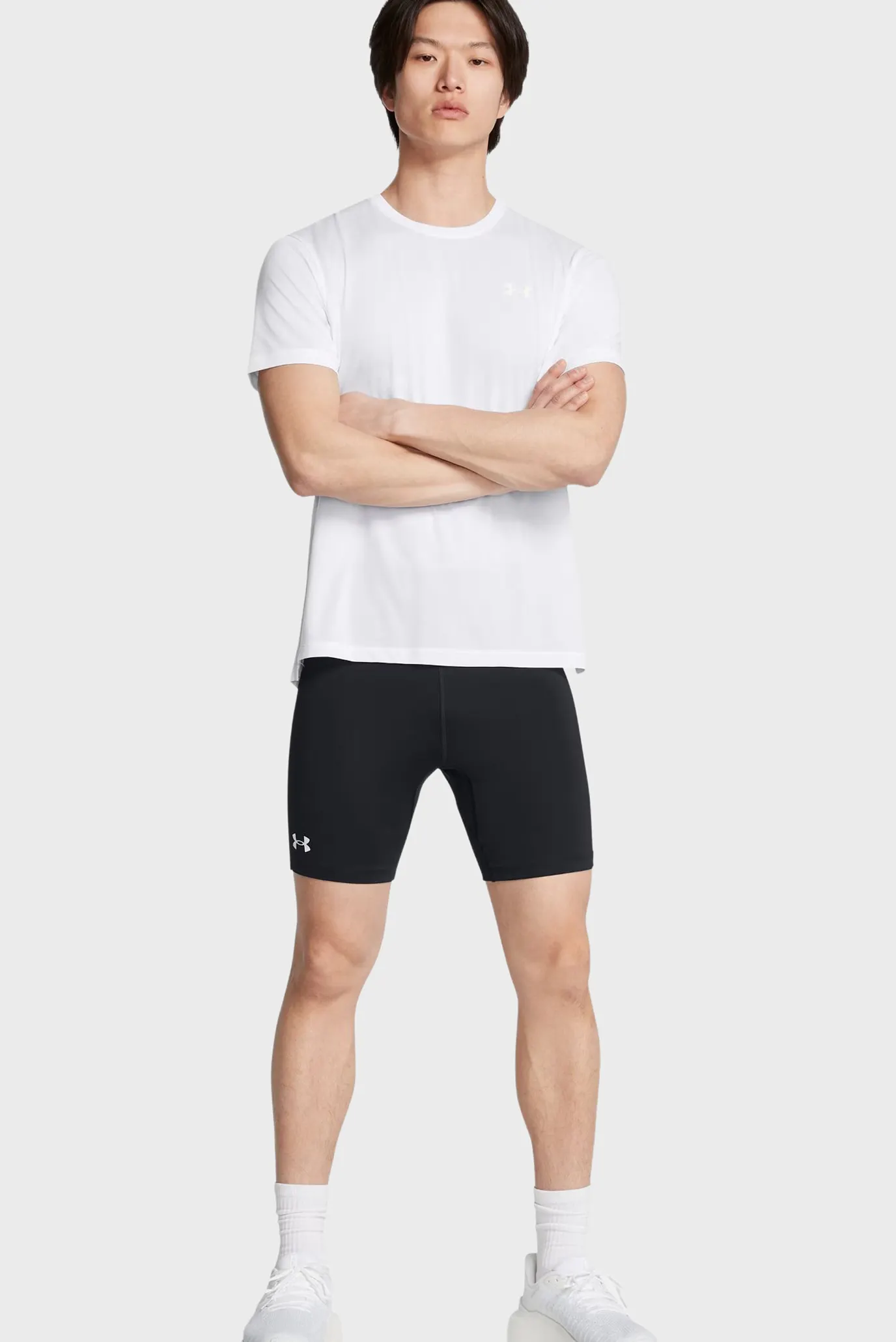 Легинсы UA LAUNCH HALF TIGHTS-BLK 2