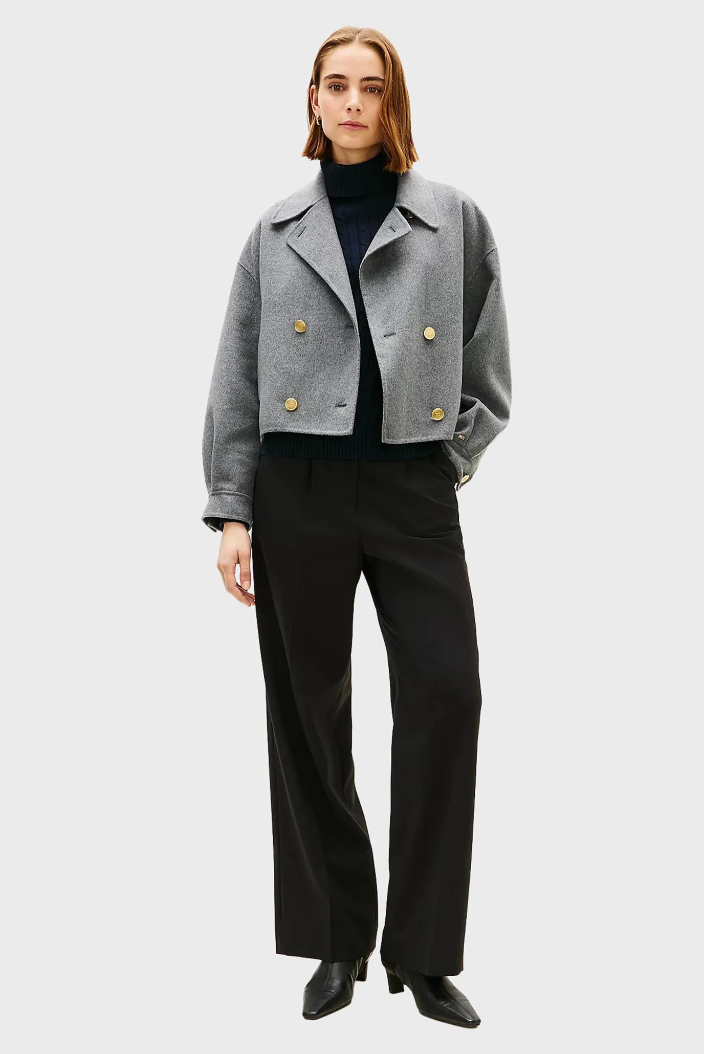 Куртка демисезонная DF WOOL GOLD BUTTON PEACOAT 2